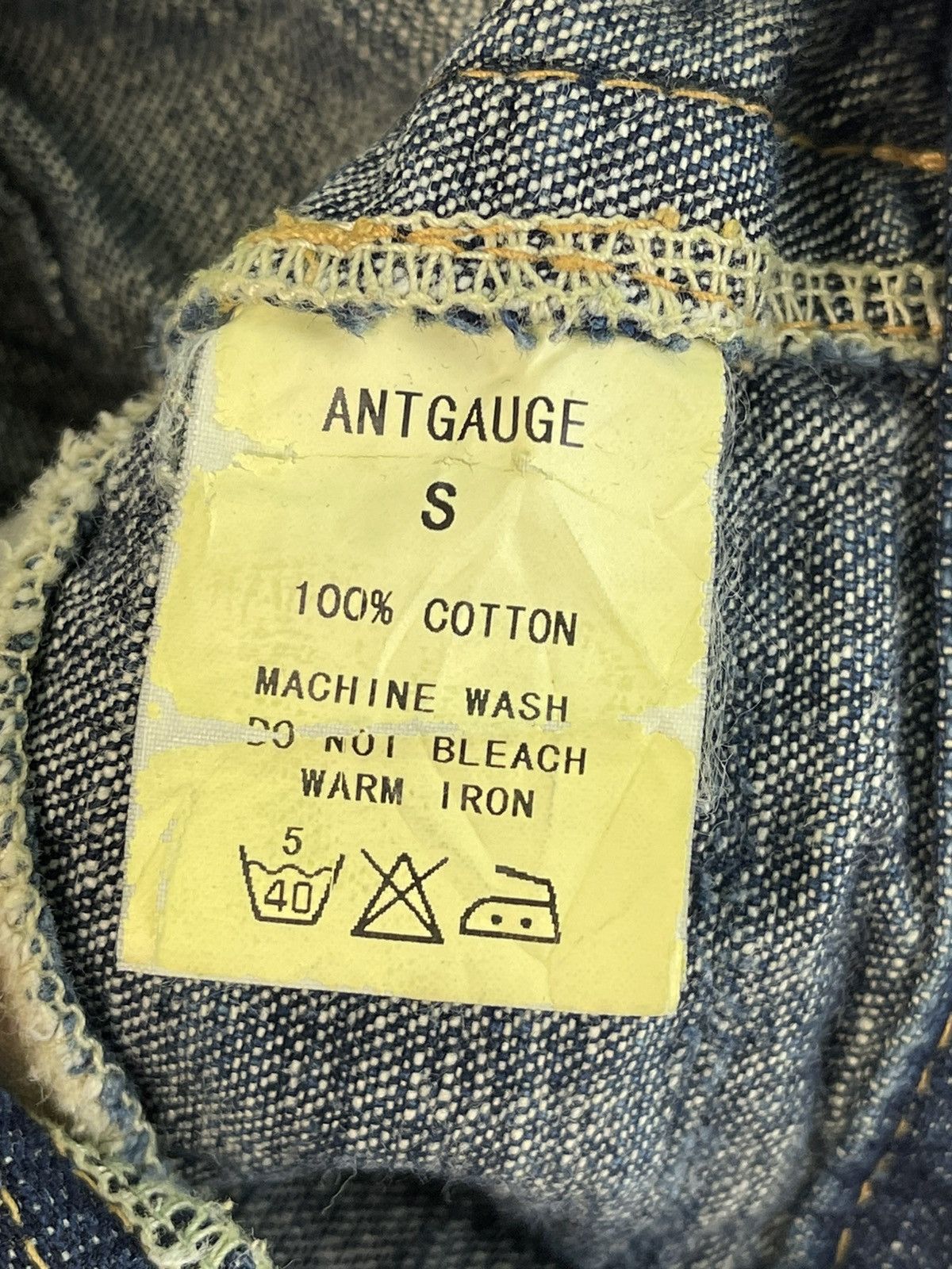 Japanese Brand × Vintage Rare Design🔥Antgauge Distressed Denim Jeans Size US 29 - 13 Thumbnail