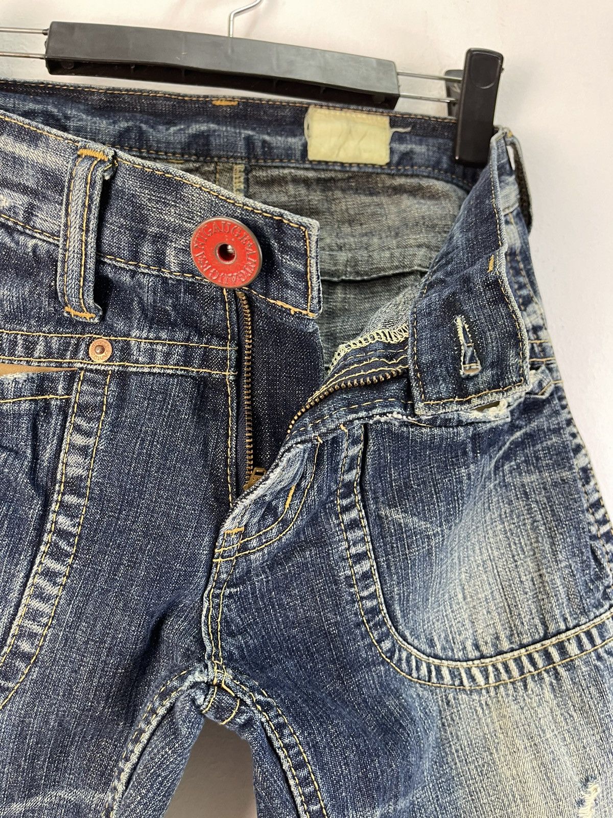 Japanese Brand × Vintage Rare Design🔥Antgauge Distressed Denim Jeans Size US 29 - 11 Thumbnail