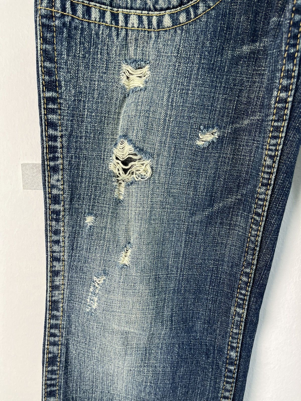 Japanese Brand × Vintage Rare Design🔥Antgauge Distressed Denim Jeans Size US 29 - 4 Thumbnail