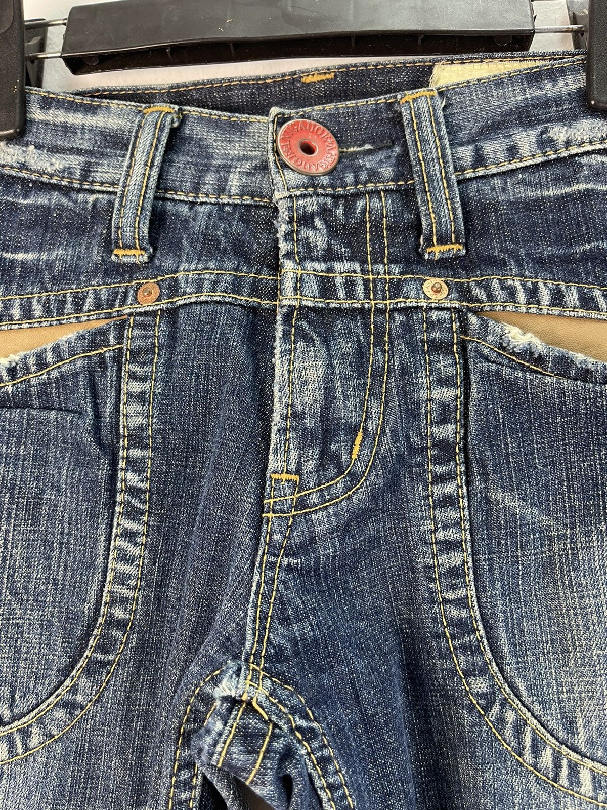 Japanese Brand × Vintage Rare Design🔥Antgauge Distressed Denim Jeans Size US 29 - 7 Thumbnail