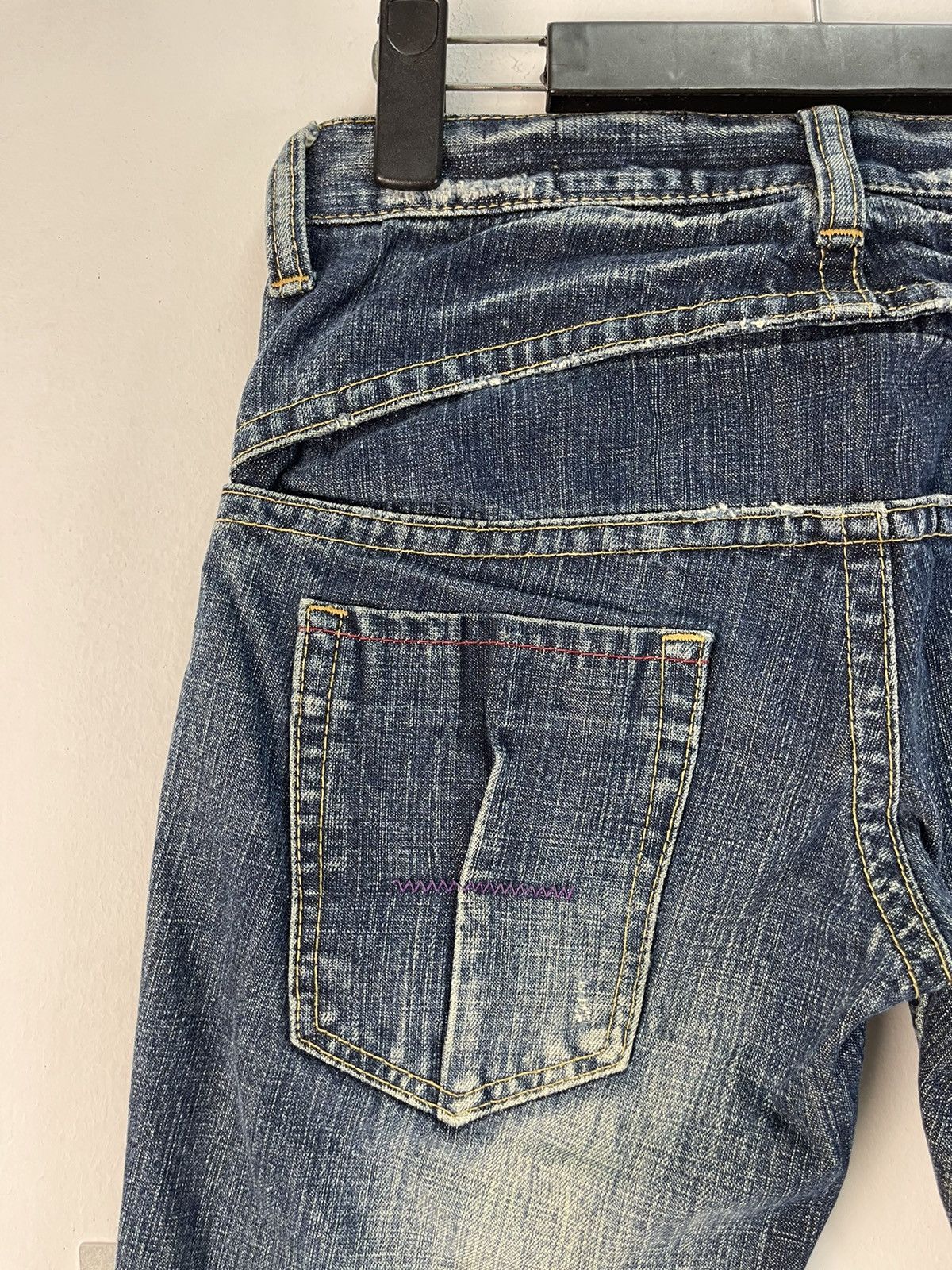 Japanese Brand × Vintage Rare Design🔥Antgauge Distressed Denim Jeans Size US 29 - 16 Thumbnail