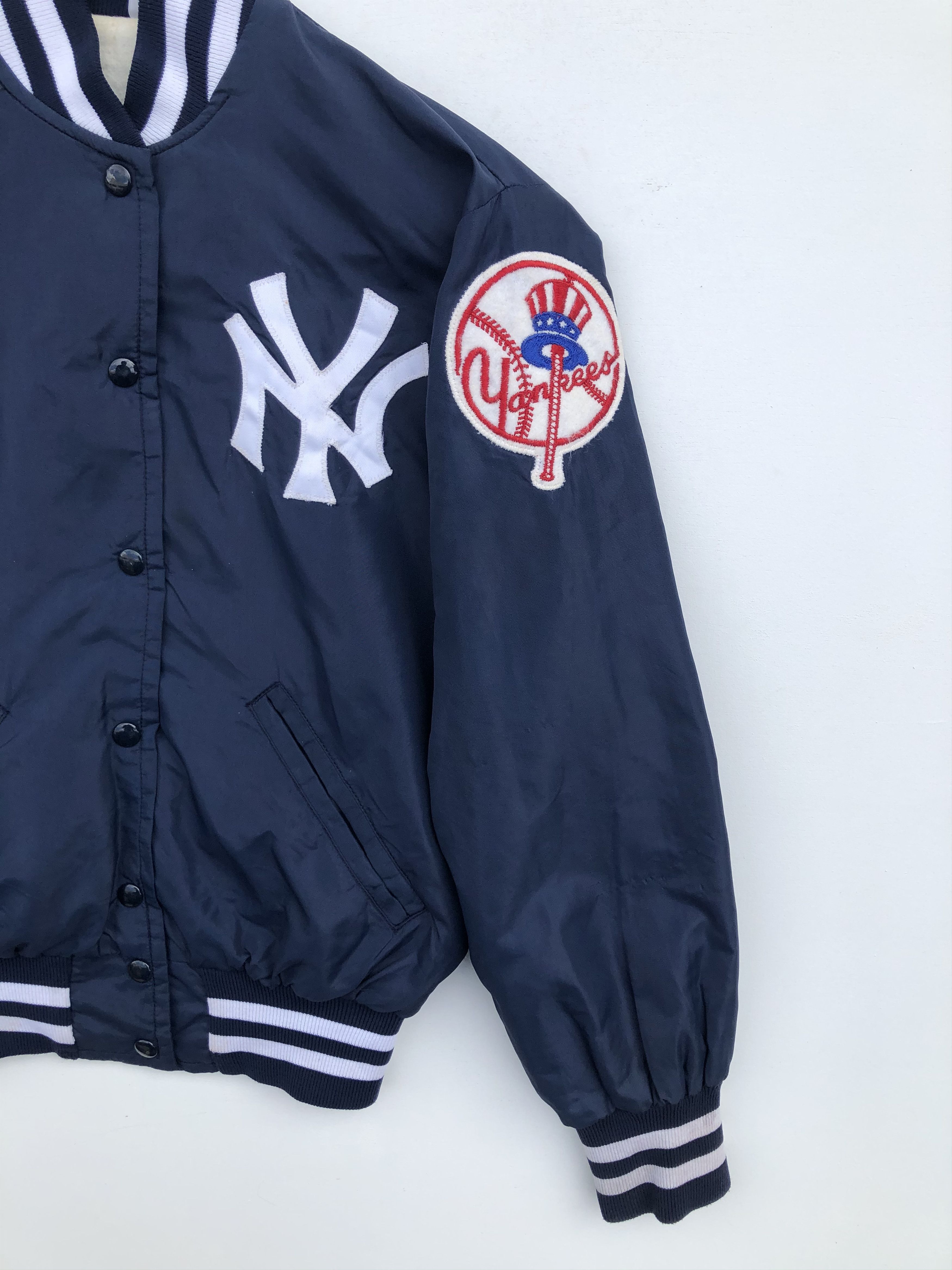 MLB VINTAGE NY YANKEES POLYESTER VARSITY JACKET Size US S / EU 44-46 / 1 - 2 Thumbnail