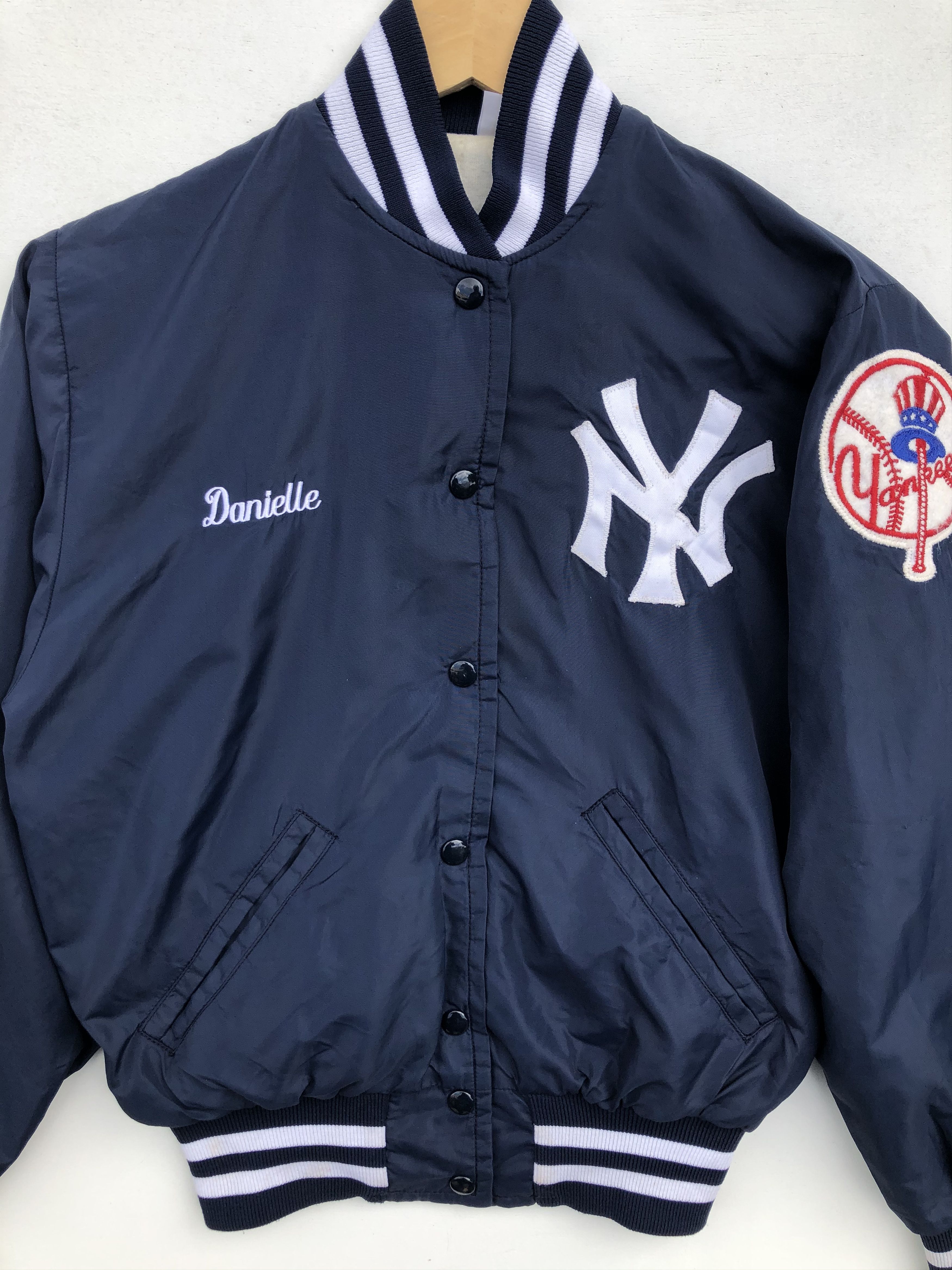 MLB VINTAGE NY YANKEES POLYESTER VARSITY JACKET Size US S / EU 44-46 / 1 - 3 Thumbnail