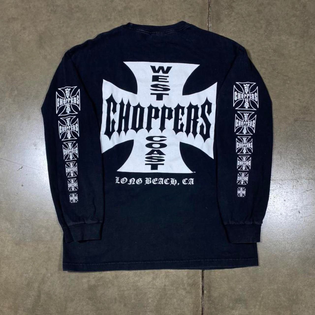 image of Vintage West Coast Choppers Longsleeve in Black, Men's (Size Large)