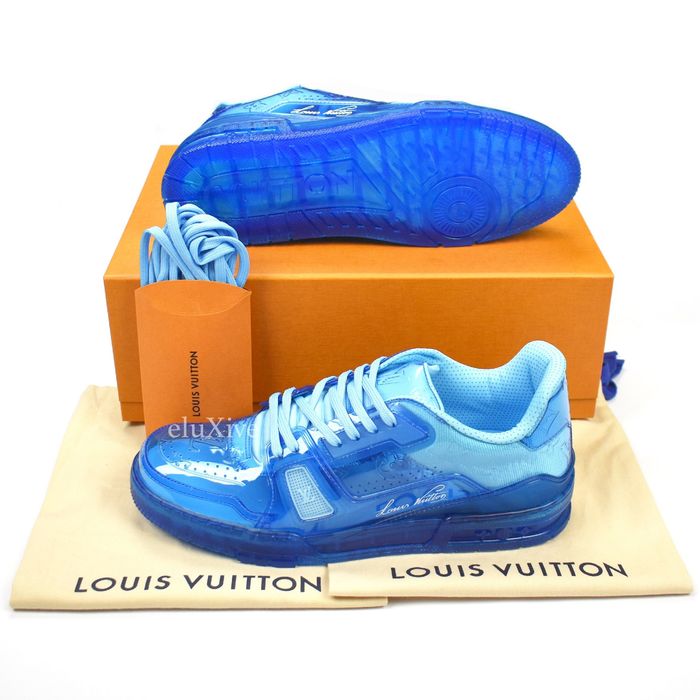 Louis Vuitton Blue Transparent Trainers