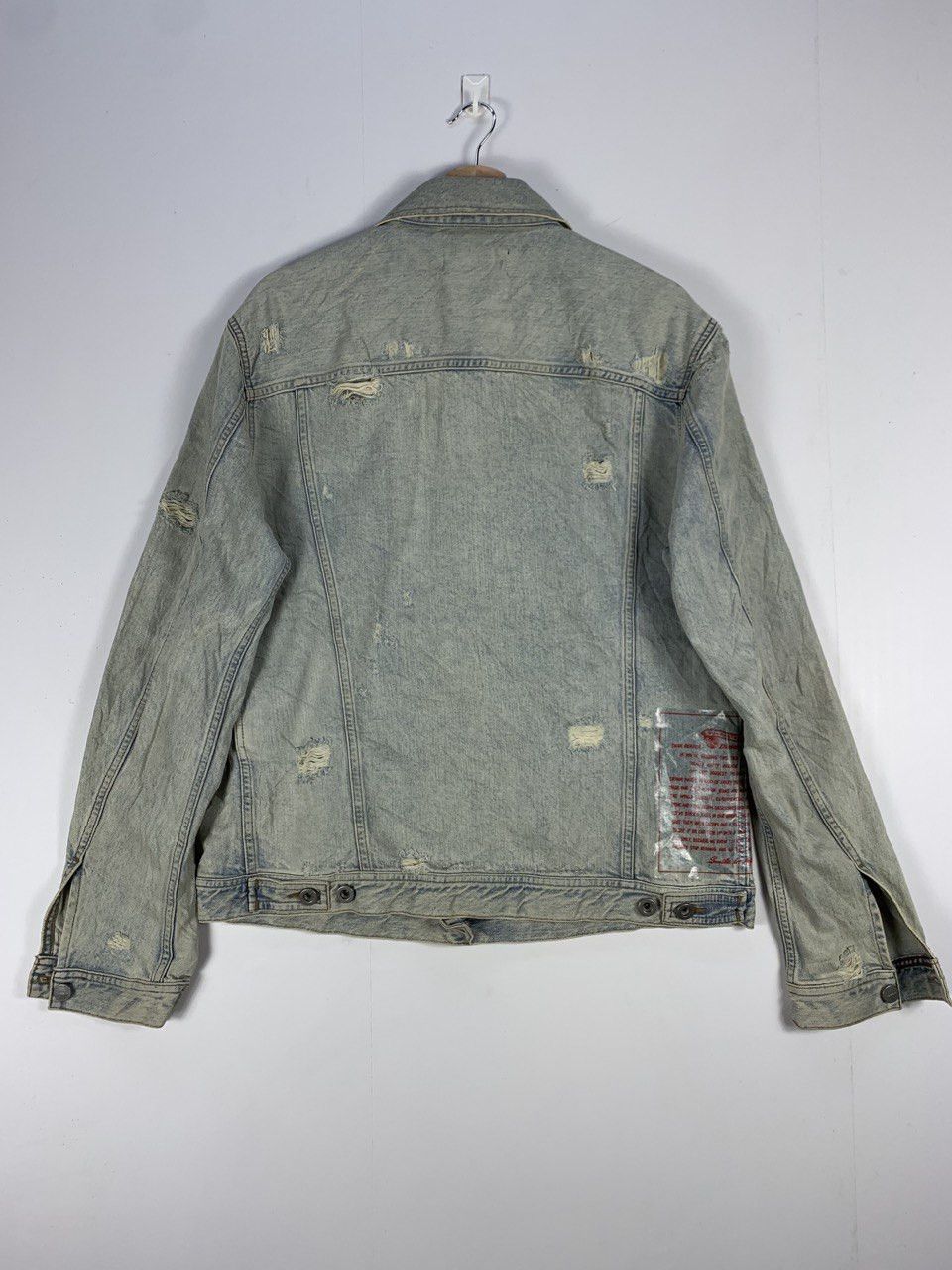 Diesel Vintage Diesel Distressed Denim Jacket Size US M / EU 48-50 / 2 - 8 Thumbnail
