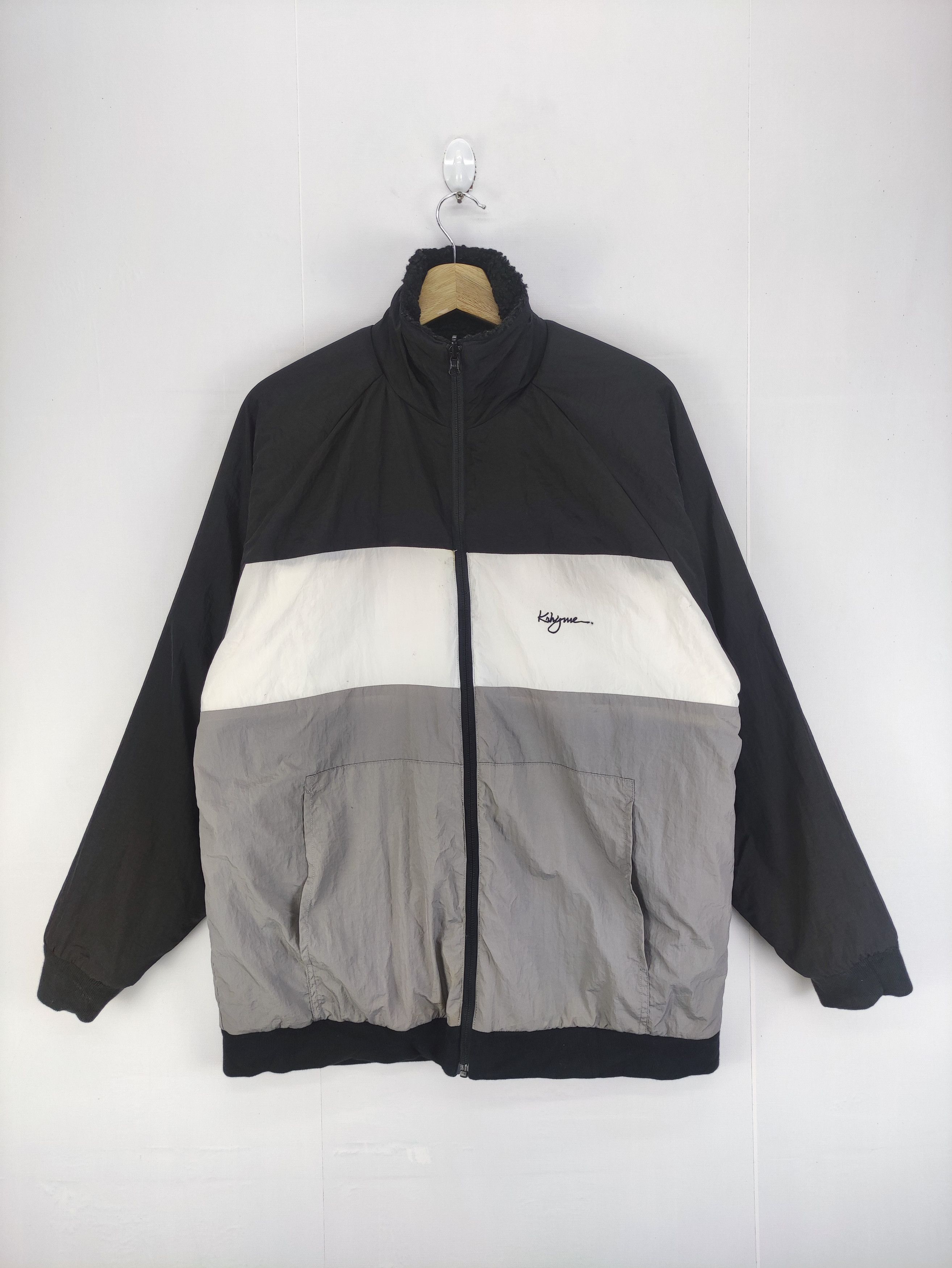 Japanese Brand Vintage Jacket Sherpa Reversible Krhyme Denim Size US L / EU 52-54 / 3 - 9 Thumbnail