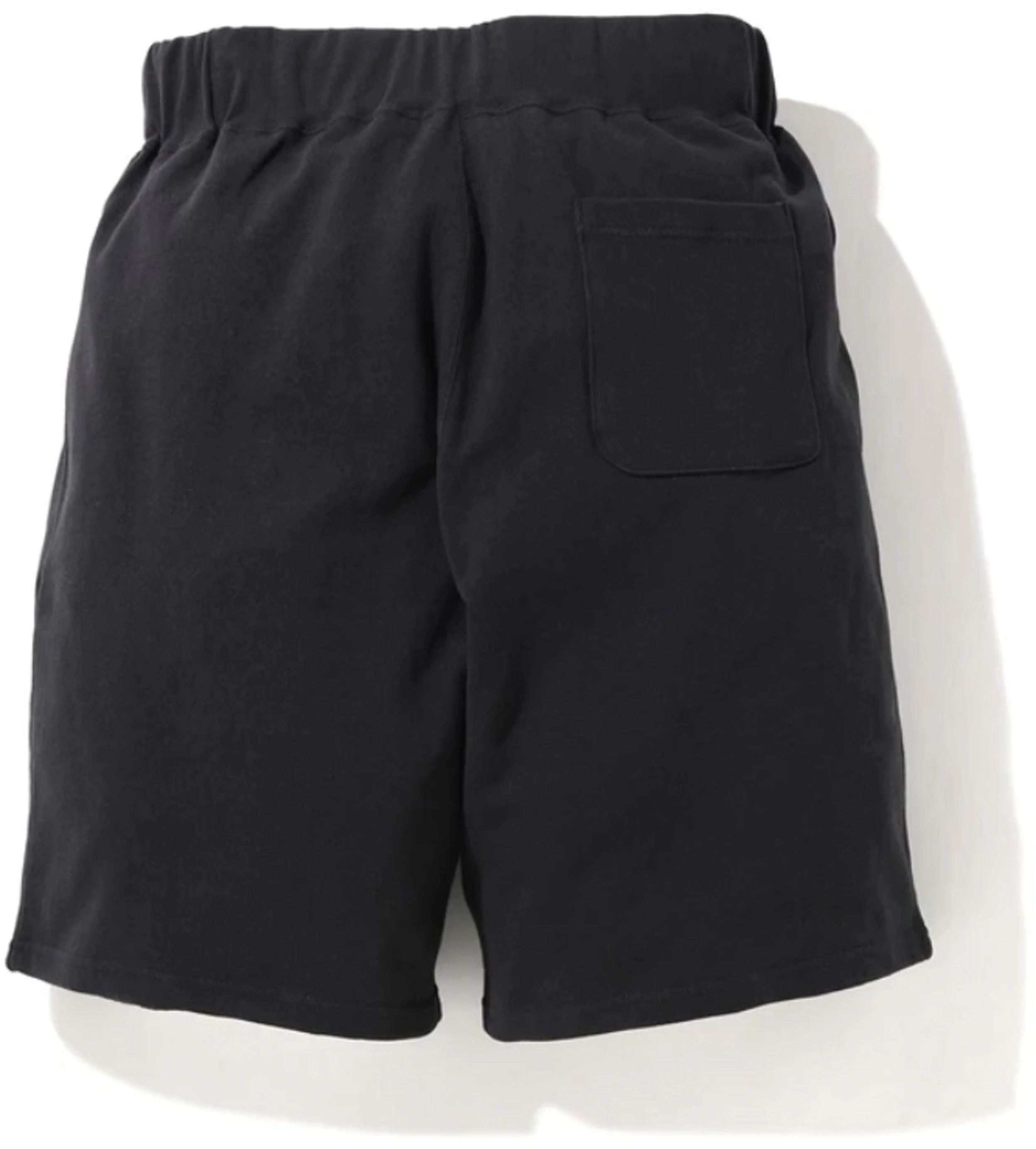 Bape (Size S) BAPE Shark Wide Sweat Shorts Black Size US 31 - 3 Thumbnail
