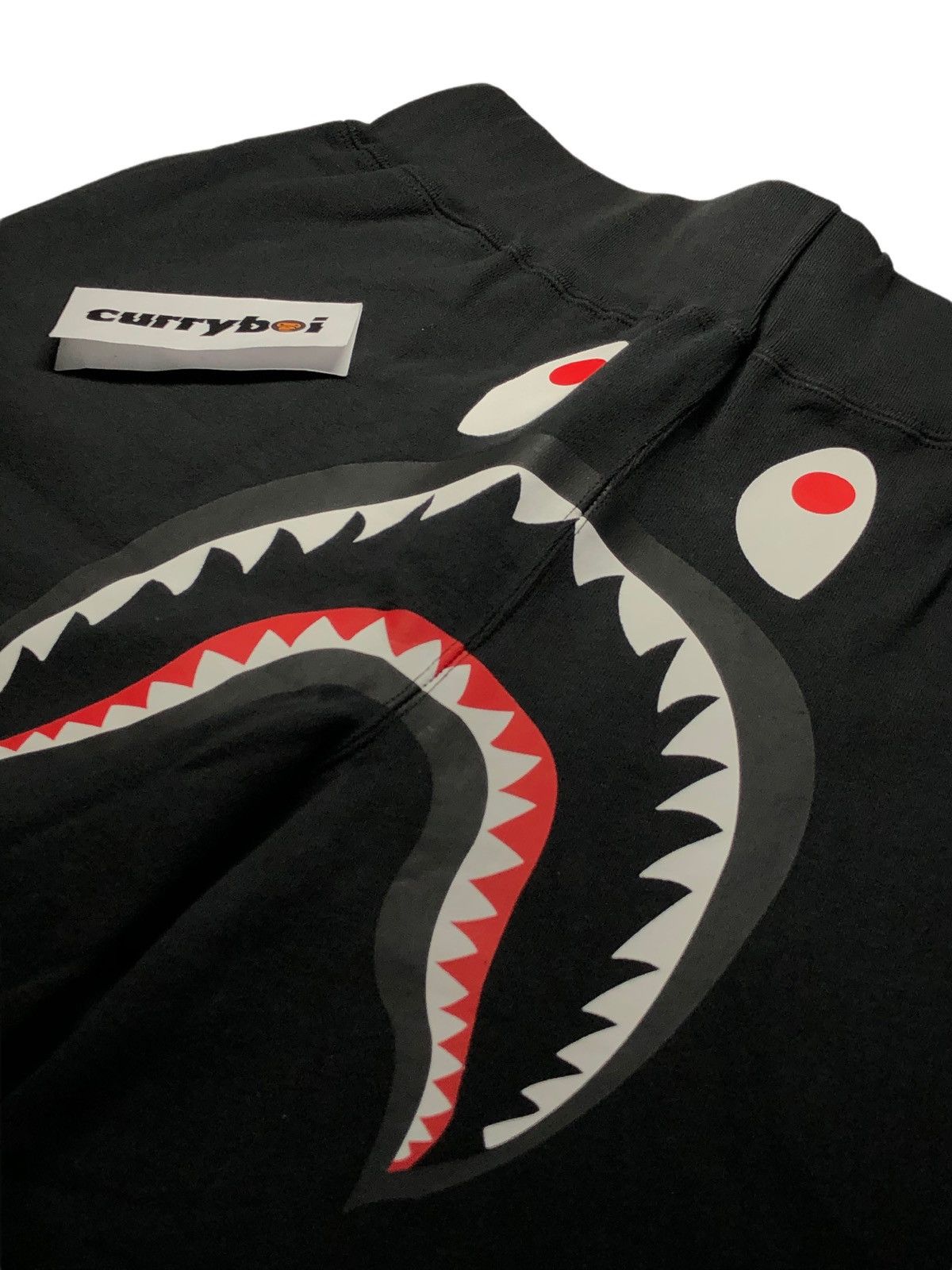 Bape (Size S) BAPE Shark Wide Sweat Shorts Black Size US 31 - 6 Thumbnail