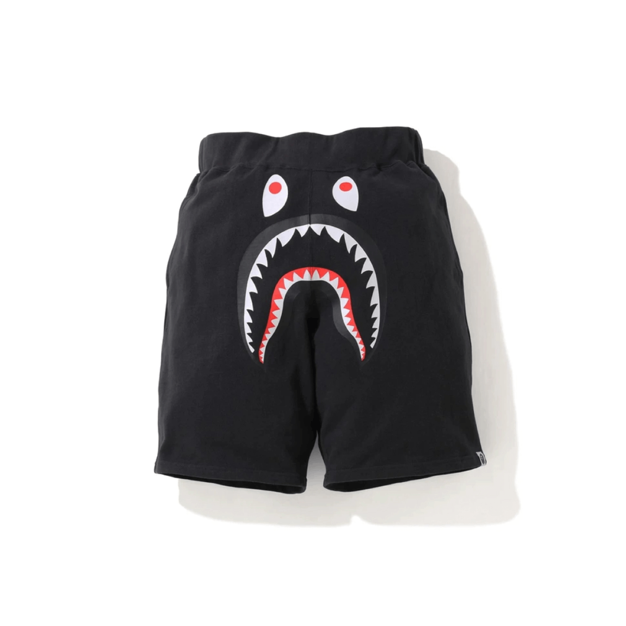 Bape (Size S) BAPE Shark Wide Sweat Shorts Black Size US 31 - 1 Thumbnail