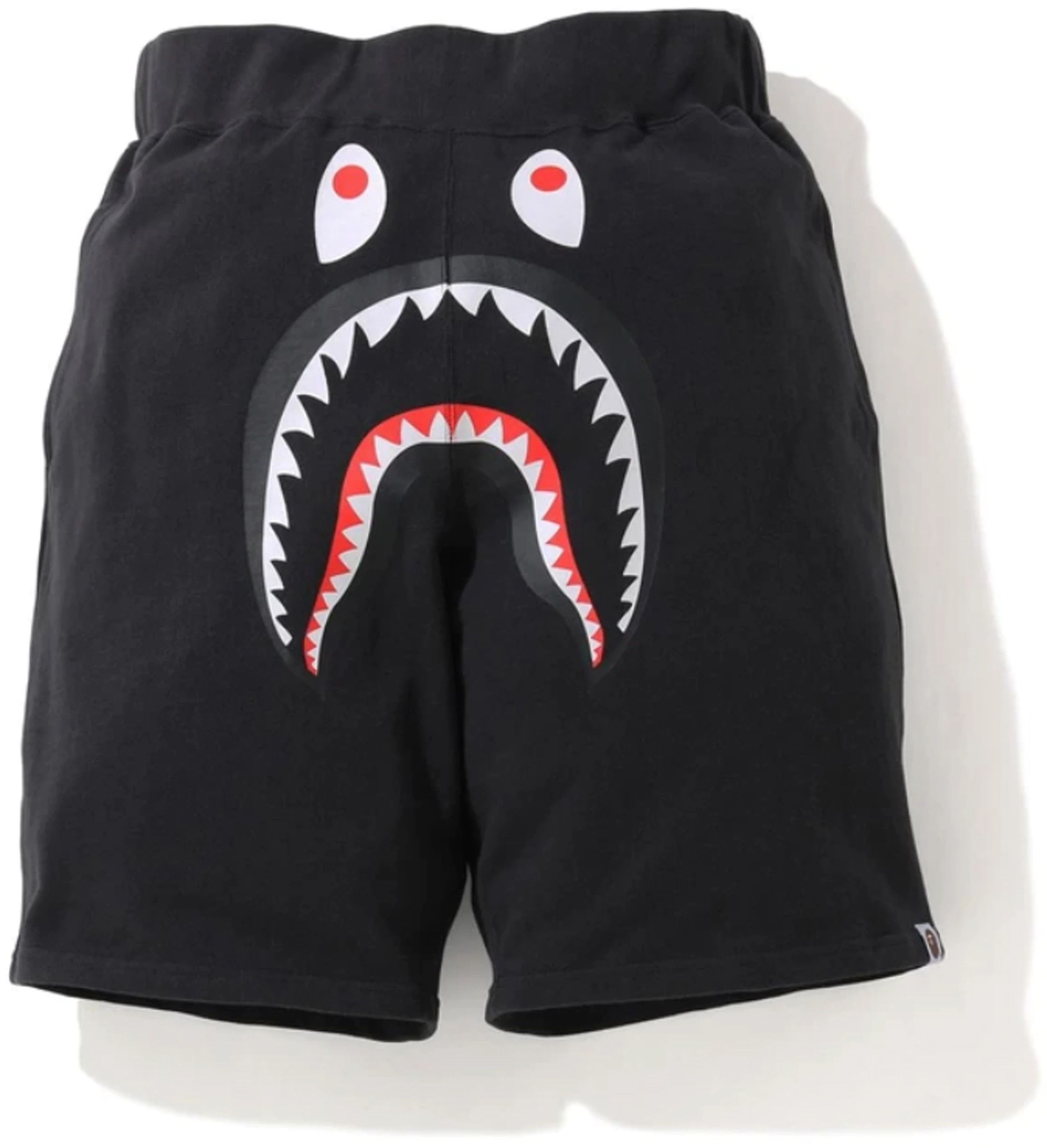 Bape (Size S) BAPE Shark Wide Sweat Shorts Black Size US 31 - 2 Thumbnail