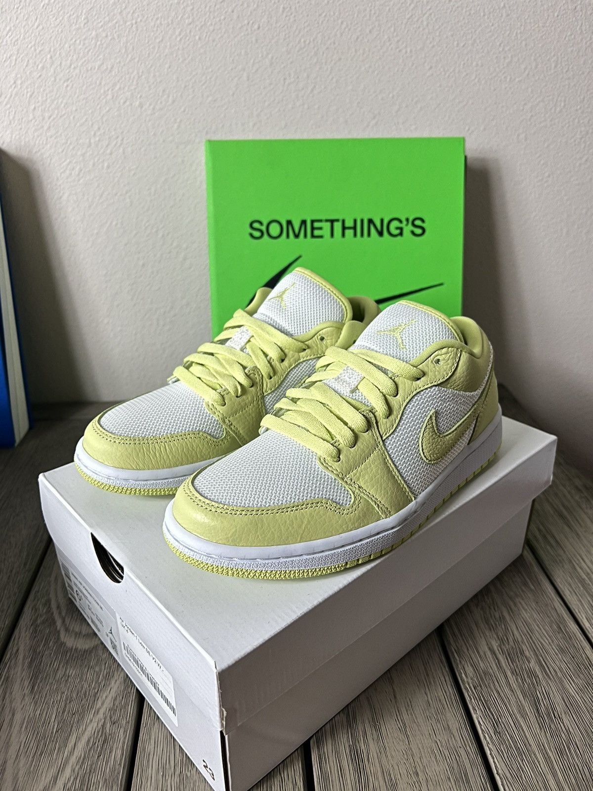 image of Jordan Nike Jordan 1 Retro Low “Limelight” Shoes, Women's (Size 6.5)