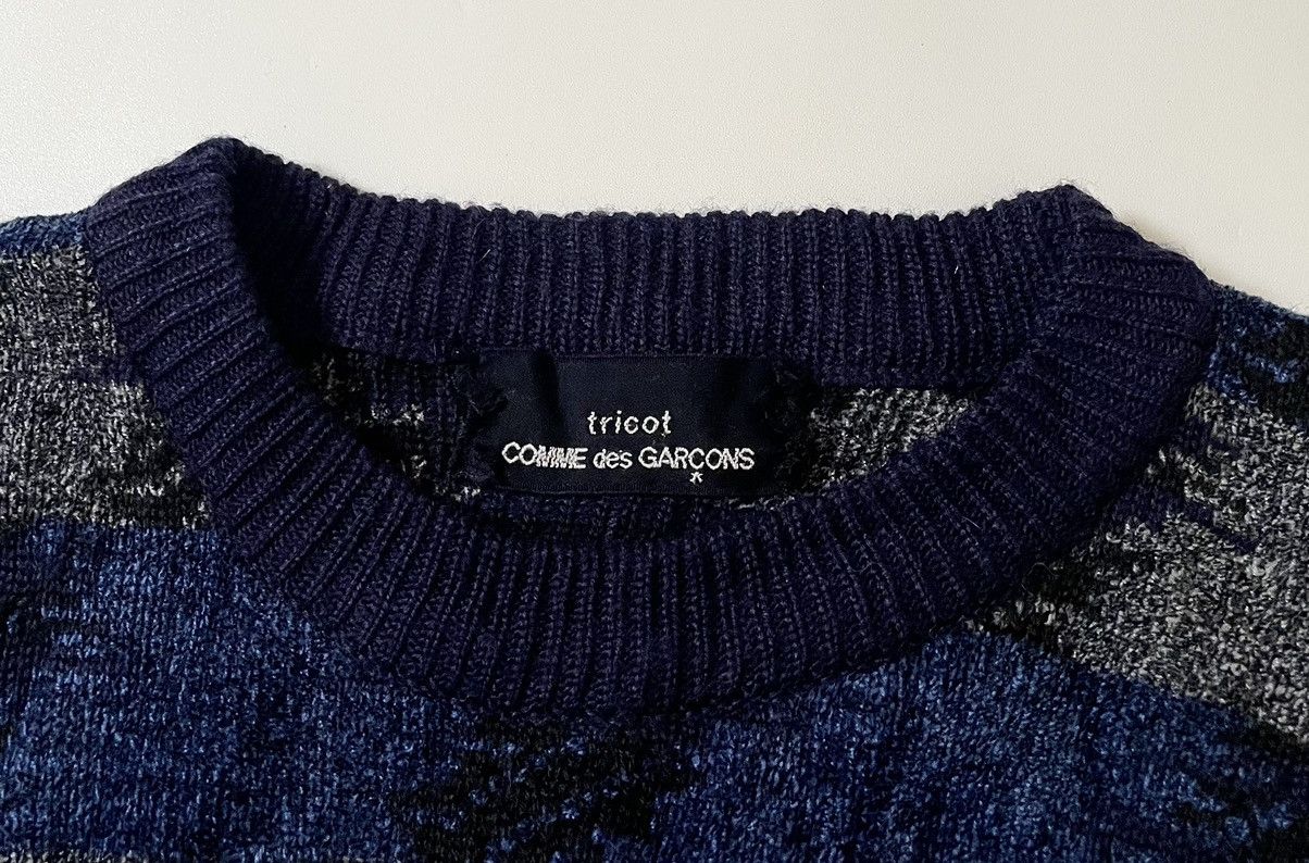 Comme des Garcons × Comme des Garcons Homme × Comme des Garcons Homme Plus Vintage tricot cdg AD2005 winter knitted sweater Size US M / EU 48-50 / 2 - 2 Thumbnail