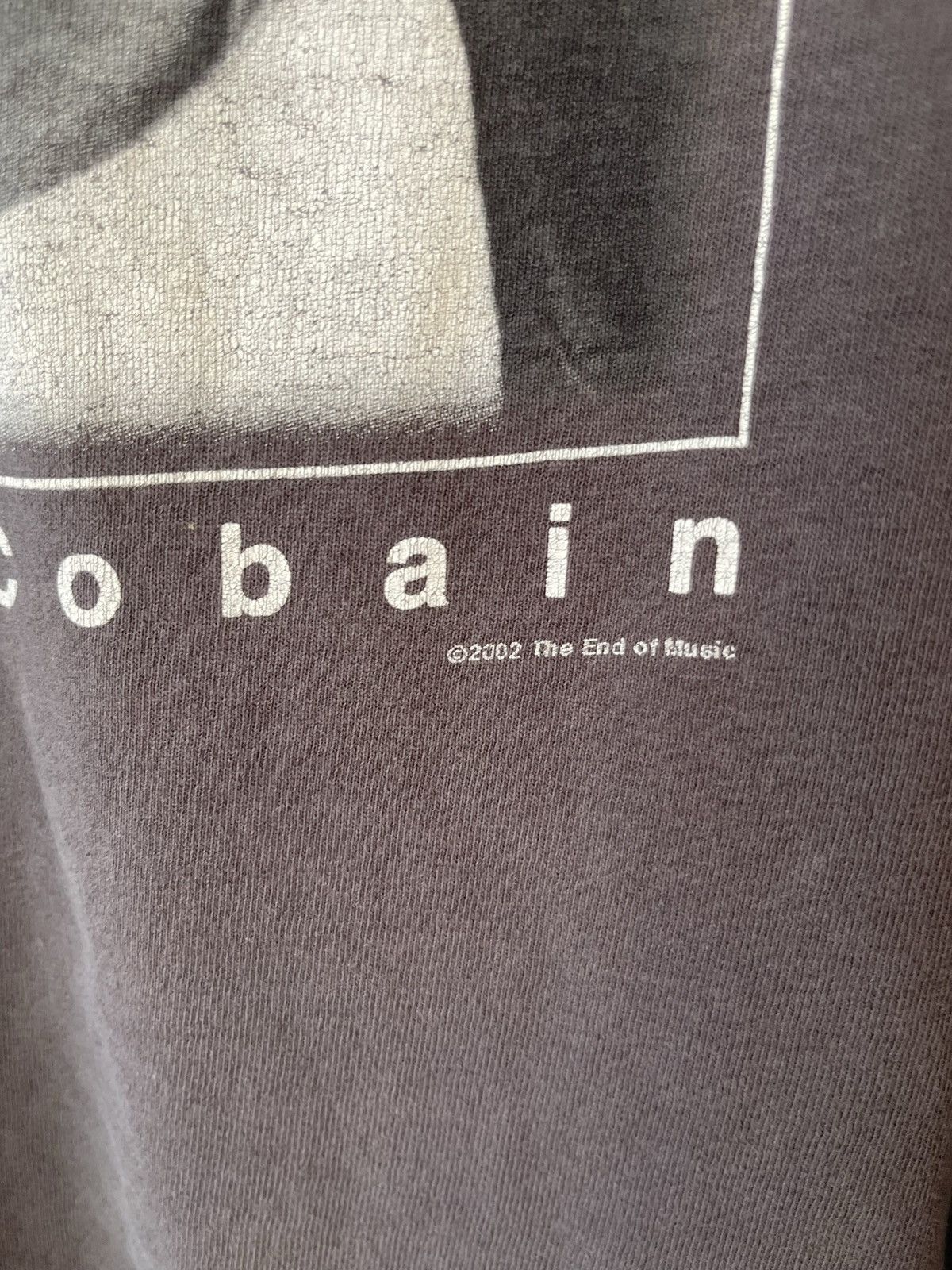 Band Tees × Vintage Vintage THRASHED Kurt Cobain Nirvana Shirt XL Size US XL / EU 56 / 4 - 6 Thumbnail