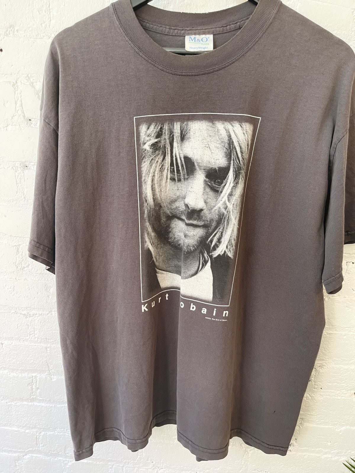 Band Tees × Vintage Vintage THRASHED Kurt Cobain Nirvana Shirt XL Size US XL / EU 56 / 4 - 2 Thumbnail