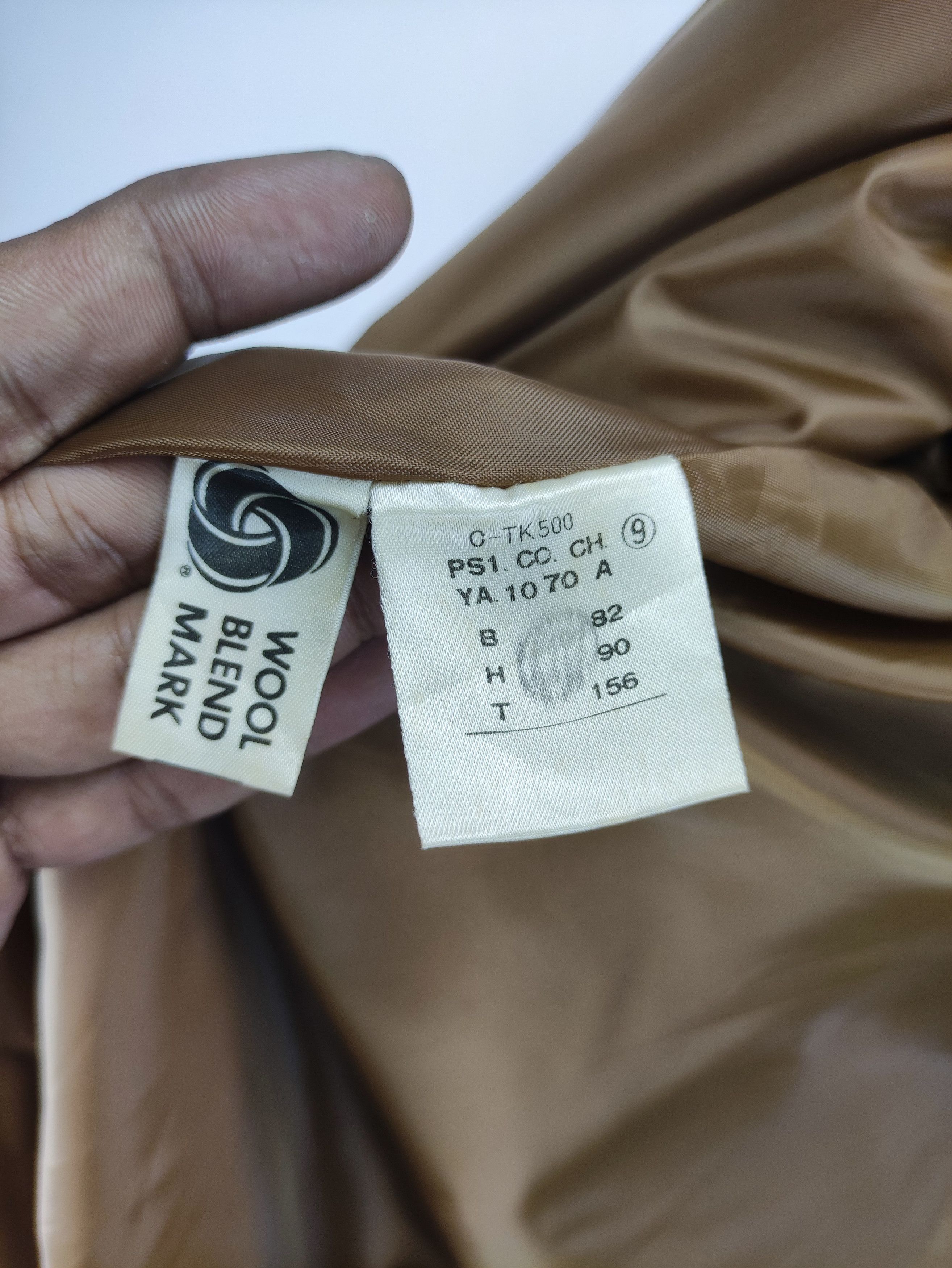 Japanese Brand Vintage Wool Coat Jacket By Memory Size L / US 10 / IT 46 - 4 Thumbnail