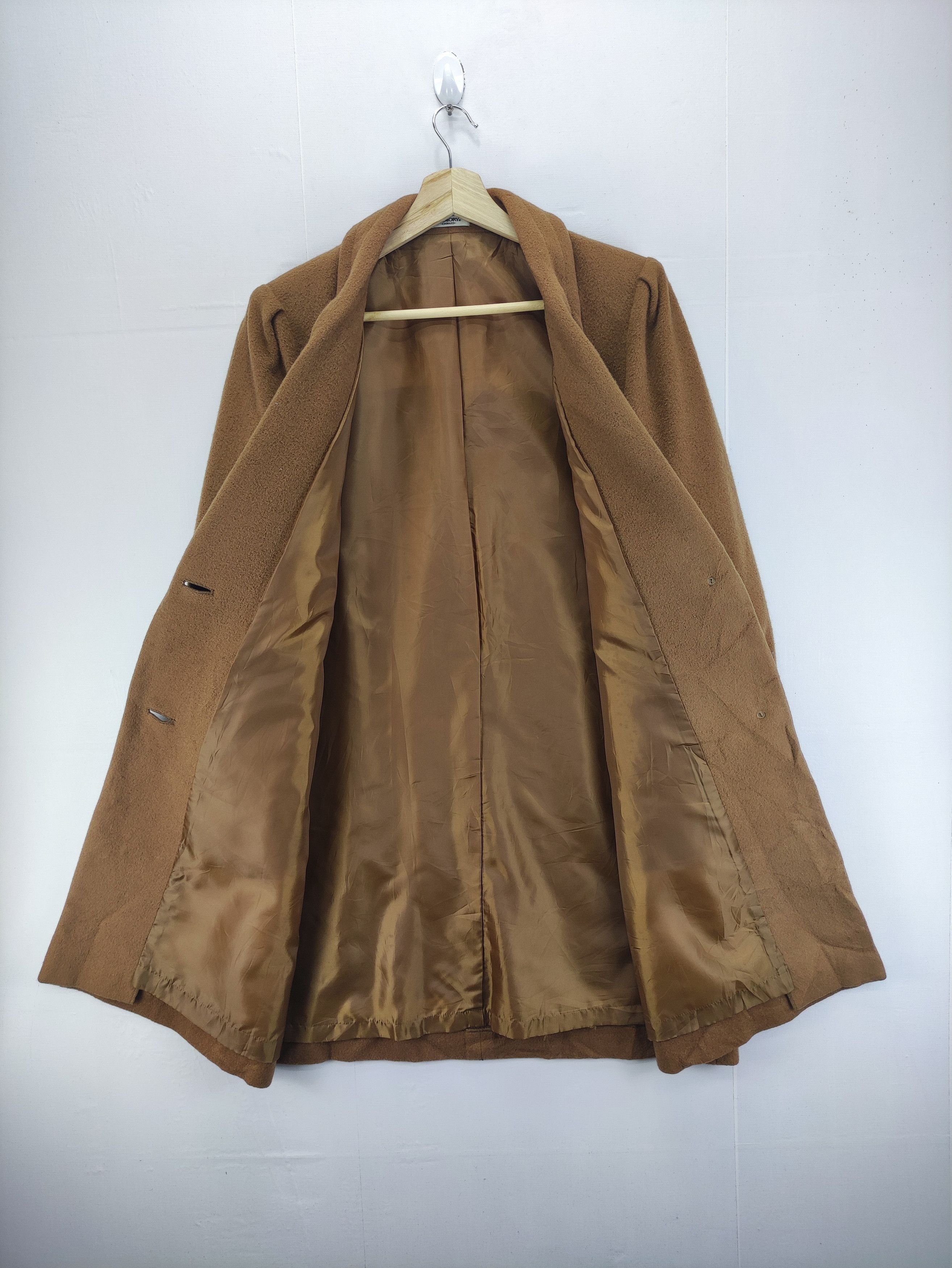 Japanese Brand Vintage Wool Coat Jacket By Memory Size L / US 10 / IT 46 - 2 Thumbnail