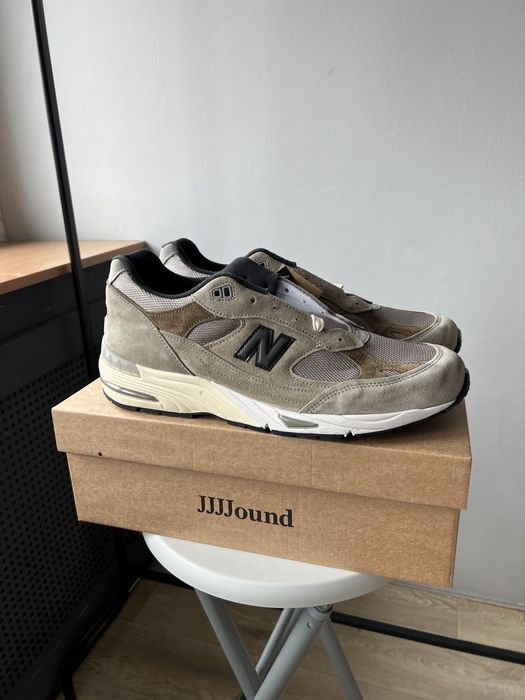 New Balance New Balance 991 MiUK Jjjjound Grey Olive M991JJA Shoes