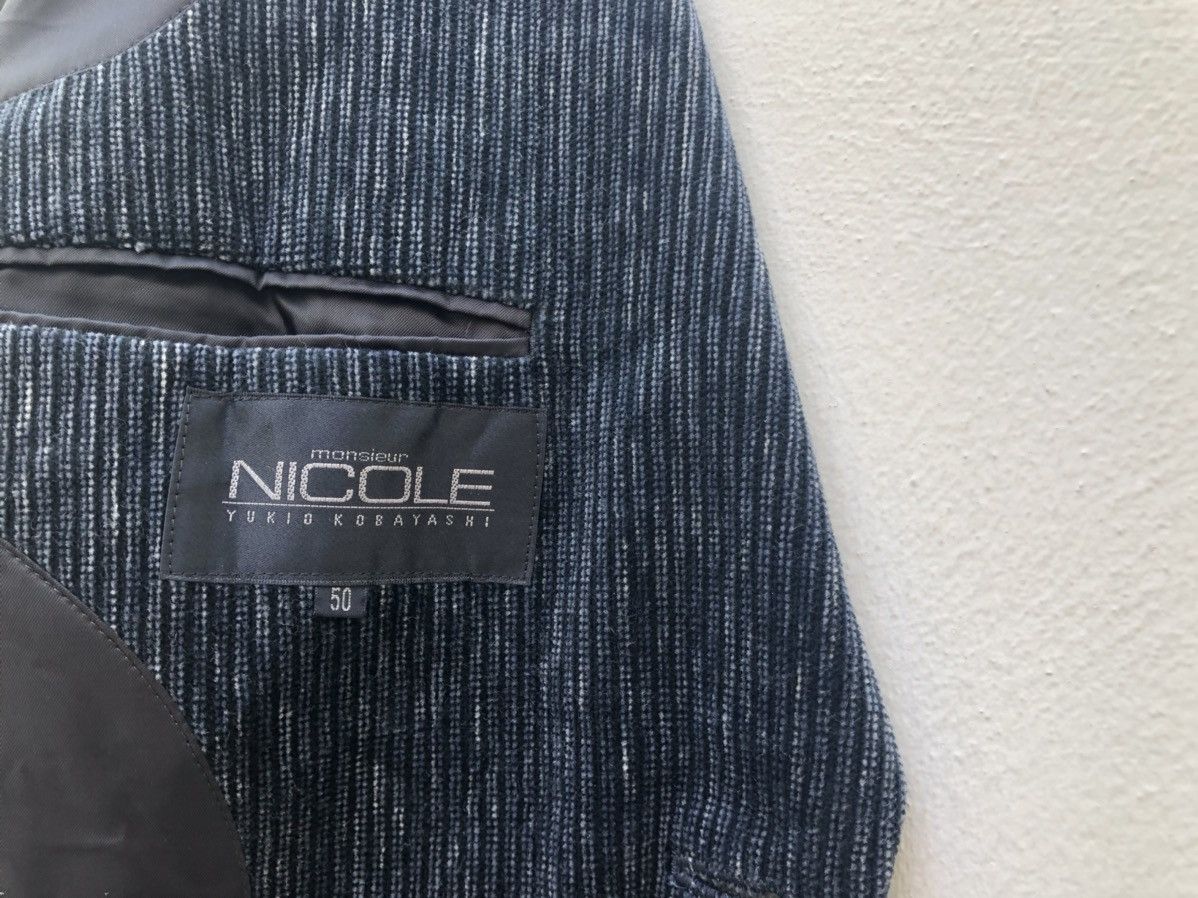 Matsuda 90s Monsieur NICOLE Yukio Kobayashi Corduroy Blazer Jacket Size US L / EU 52-54 / 3 - 14 Thumbnail