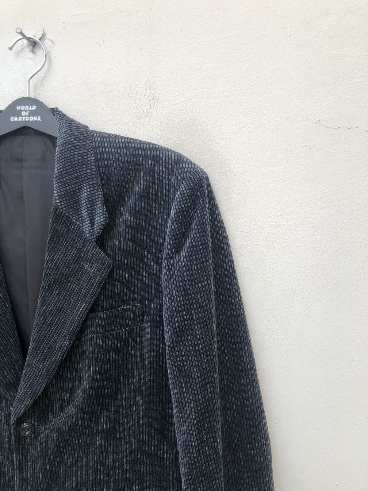 Matsuda 90s Monsieur NICOLE Yukio Kobayashi Corduroy Blazer Jacket Size US L / EU 52-54 / 3 - 5 Thumbnail