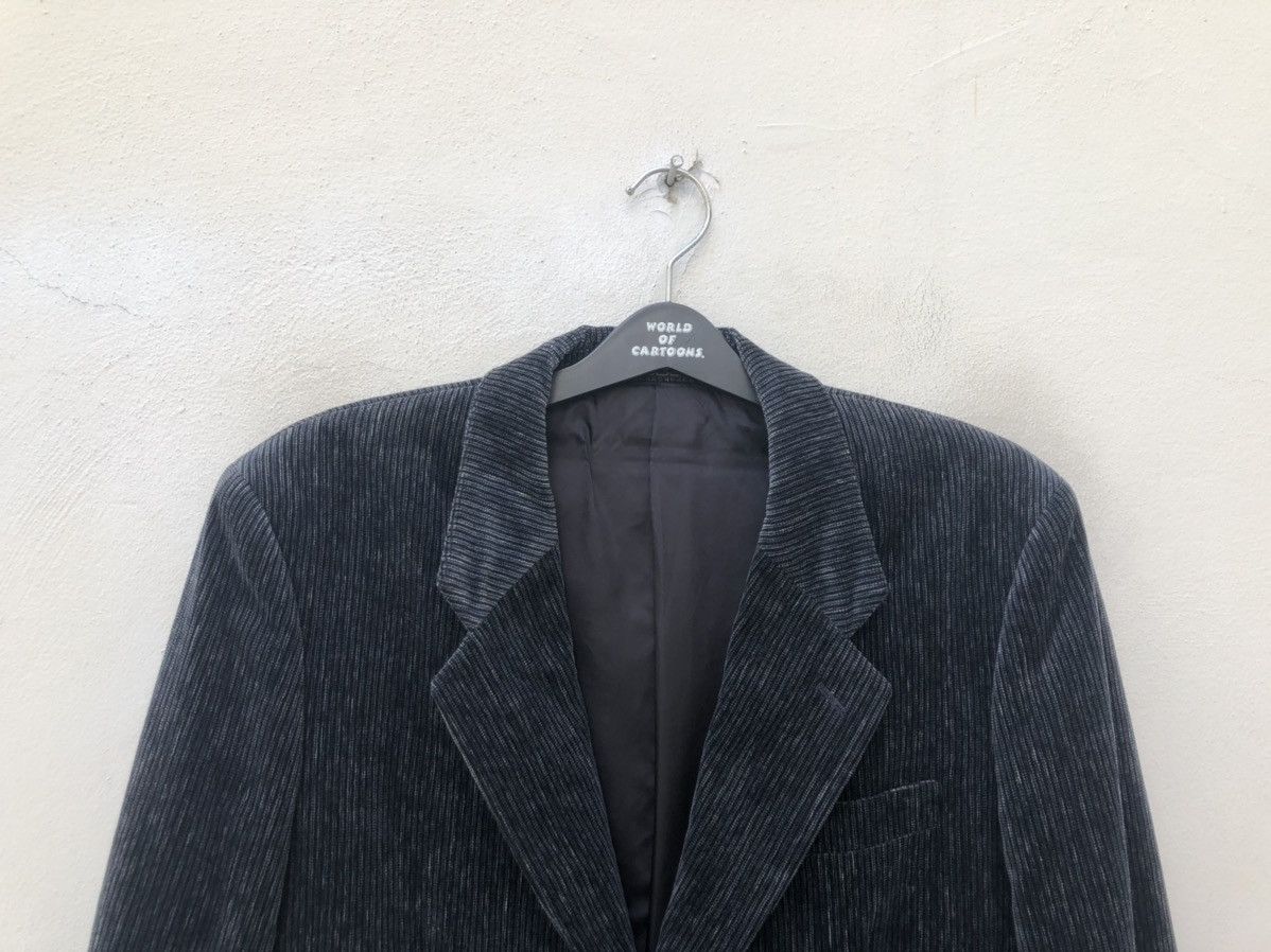Matsuda 90s Monsieur NICOLE Yukio Kobayashi Corduroy Blazer Jacket Size US L / EU 52-54 / 3 - 2 Thumbnail