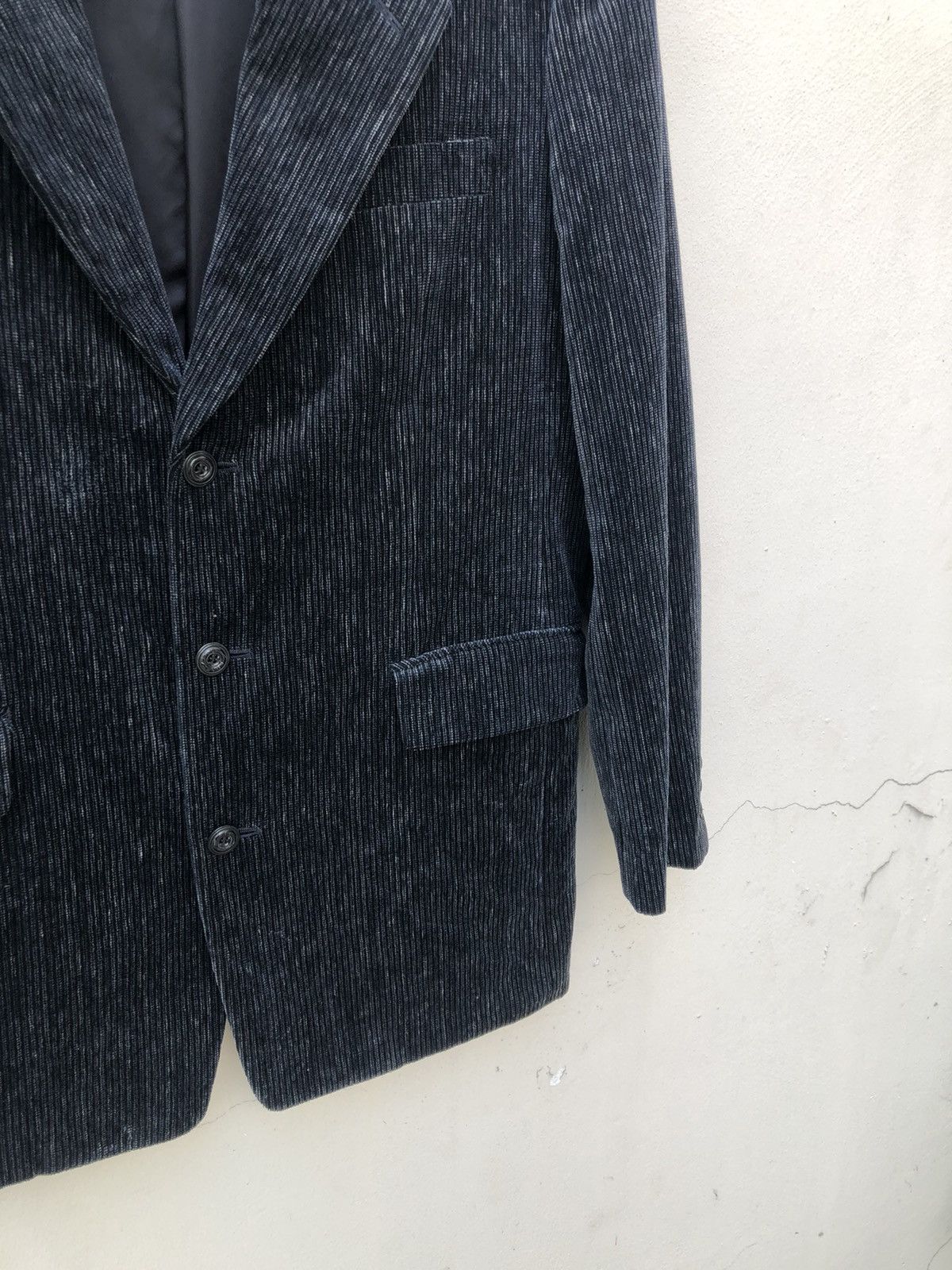 Matsuda 90s Monsieur NICOLE Yukio Kobayashi Corduroy Blazer Jacket Size US L / EU 52-54 / 3 - 4 Thumbnail