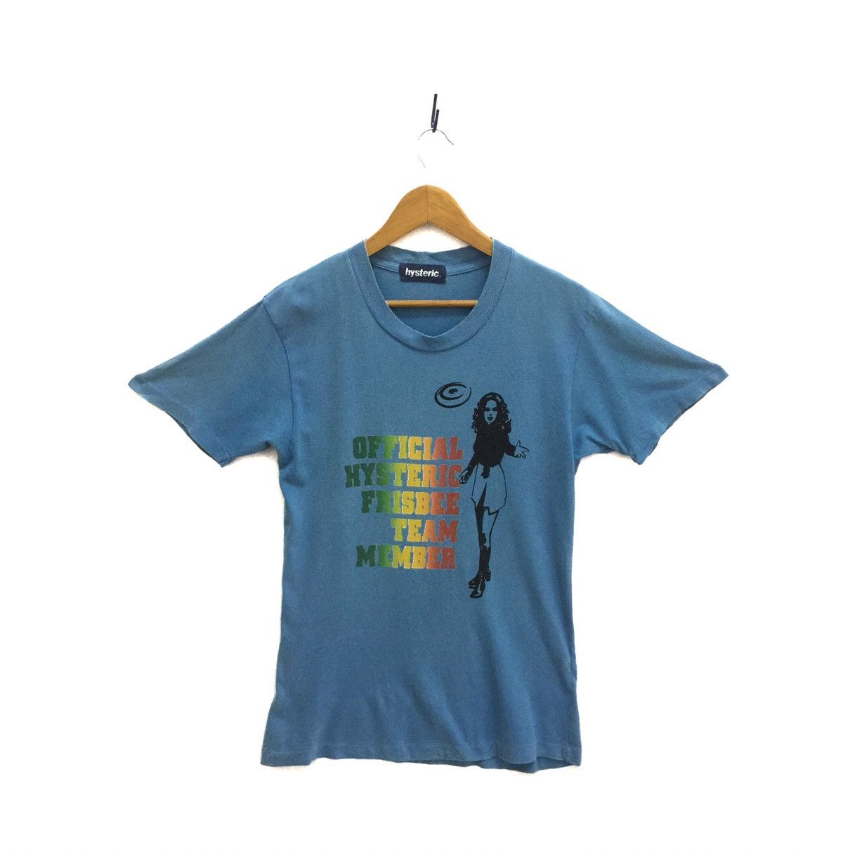Hysteric Glamour × Japanese Brand × Vintage Vintage Official Hysteric Frisbee Team Member Tee Size US M / EU 48-50 / 2 - 1 Thumbnail