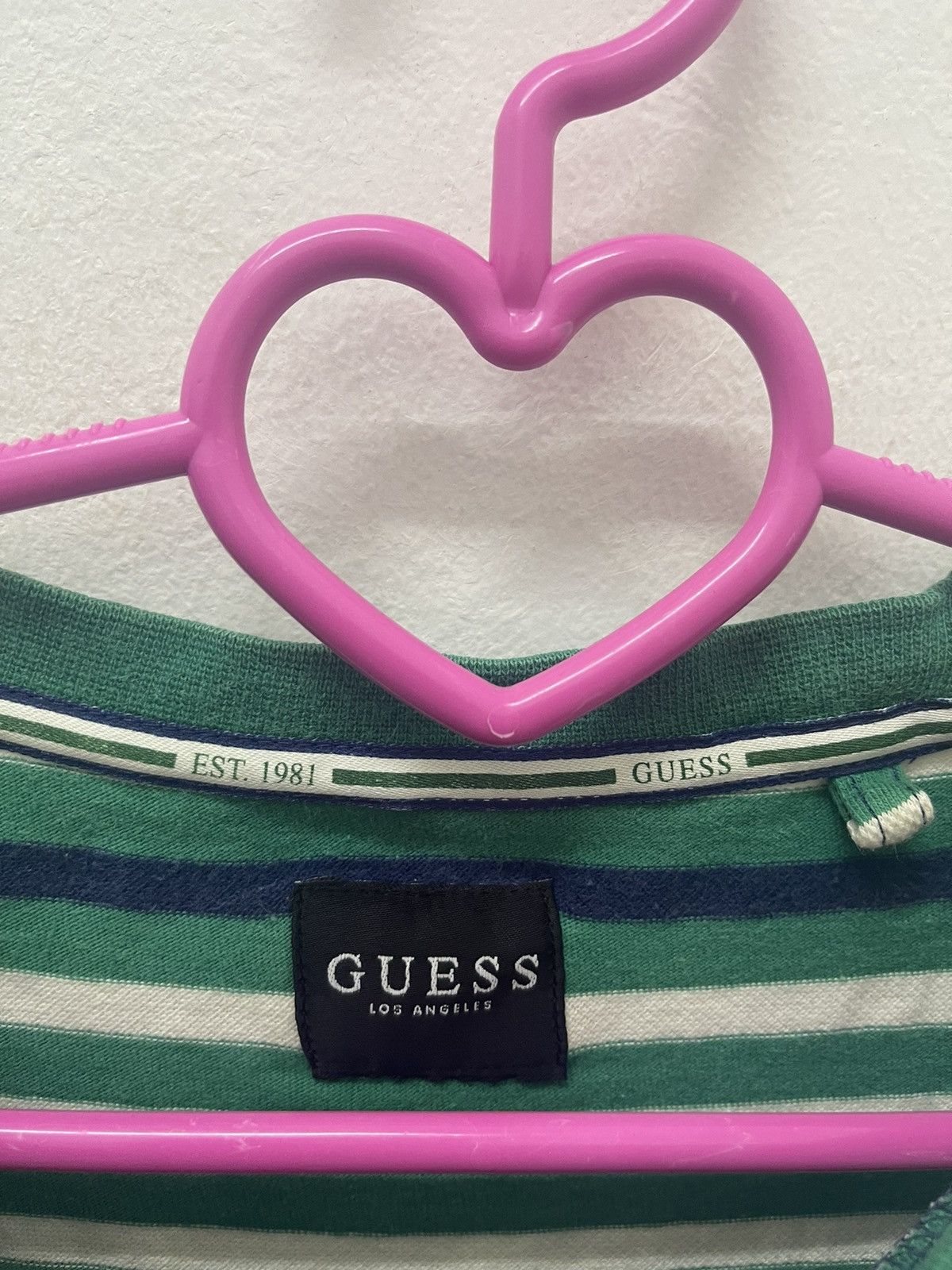 Guess Rare GUESS Striped Embroidered Spell Out Size US M / EU 48-50 / 2 - 3 Thumbnail