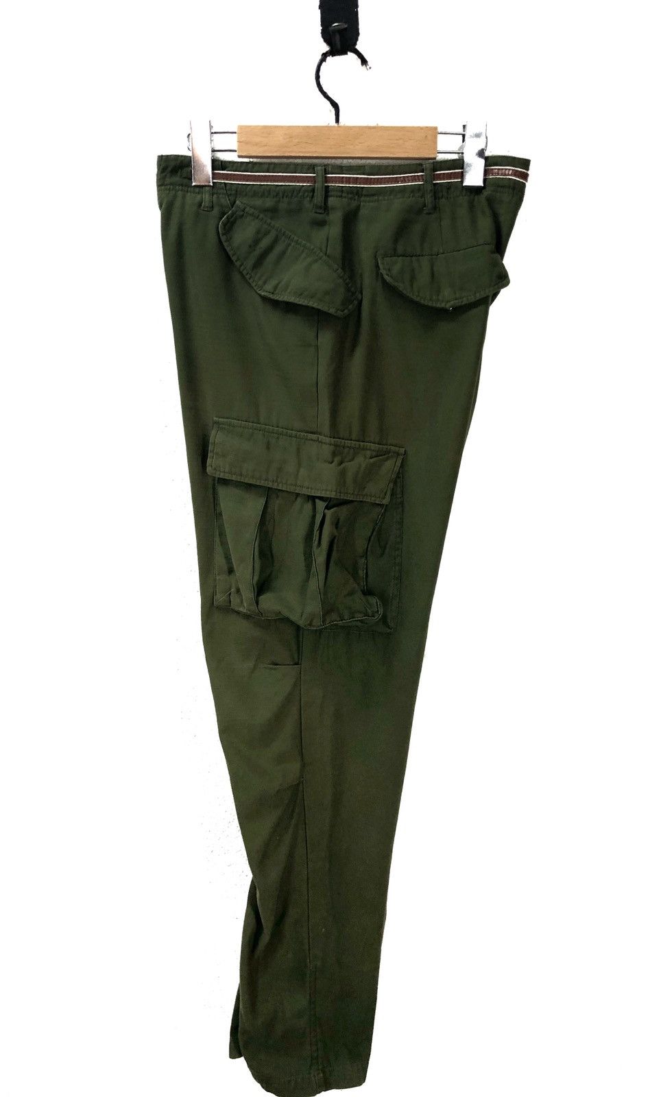 GRN × Japanese Brand Japanese Brand Grn Cargo Pants Size US 34 / EU 50 - 8 Thumbnail