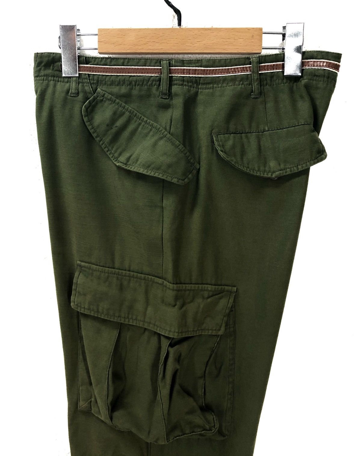 GRN × Japanese Brand Japanese Brand Grn Cargo Pants Size US 34 / EU 50 - 9 Thumbnail