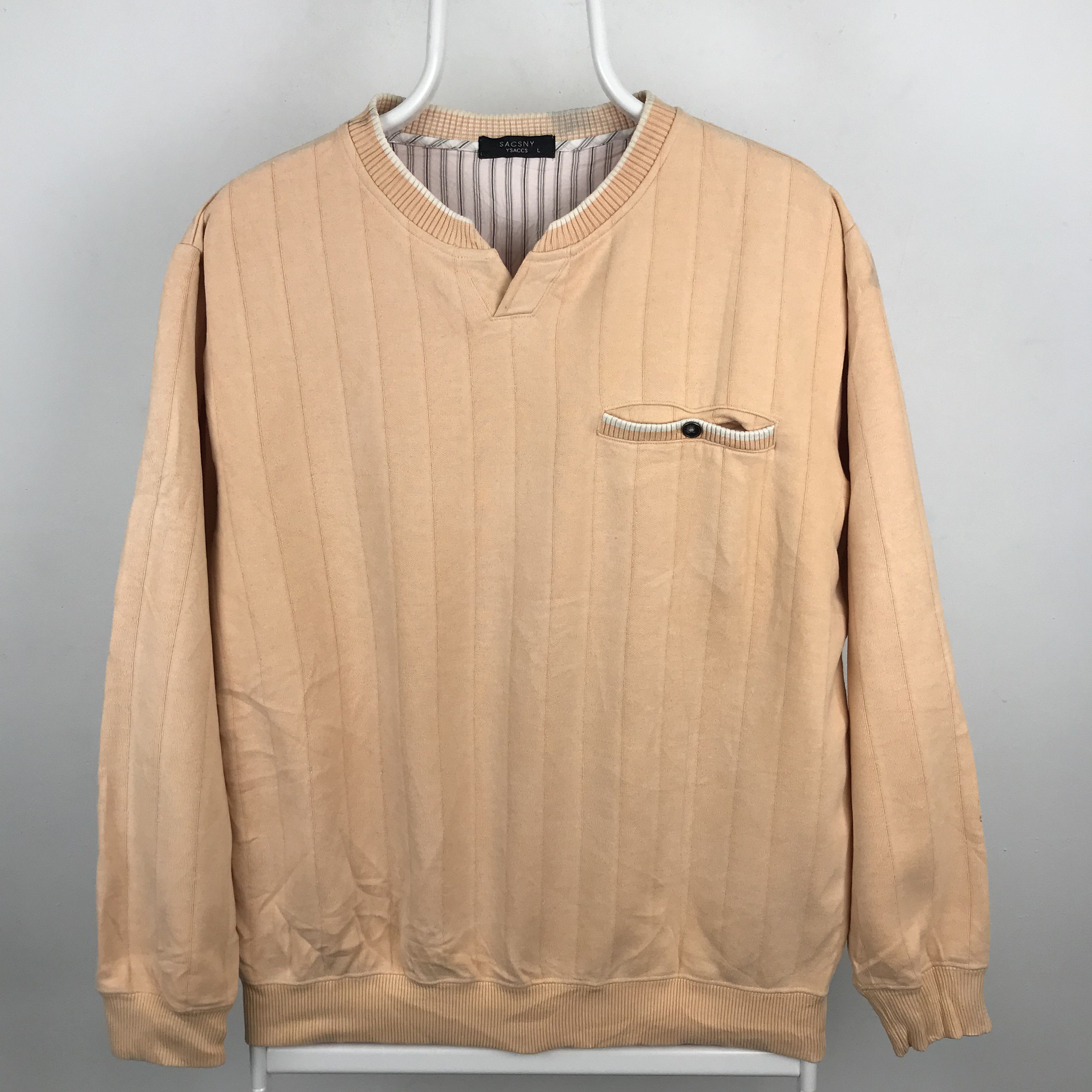 Japanese Brand × Yohji Yamamoto Z194 VTG YOHJI YAMAMOTO SACSNY Y'SACCS SWEATSHIRT Size US L / EU 52-54 / 3 - 1 Thumbnail