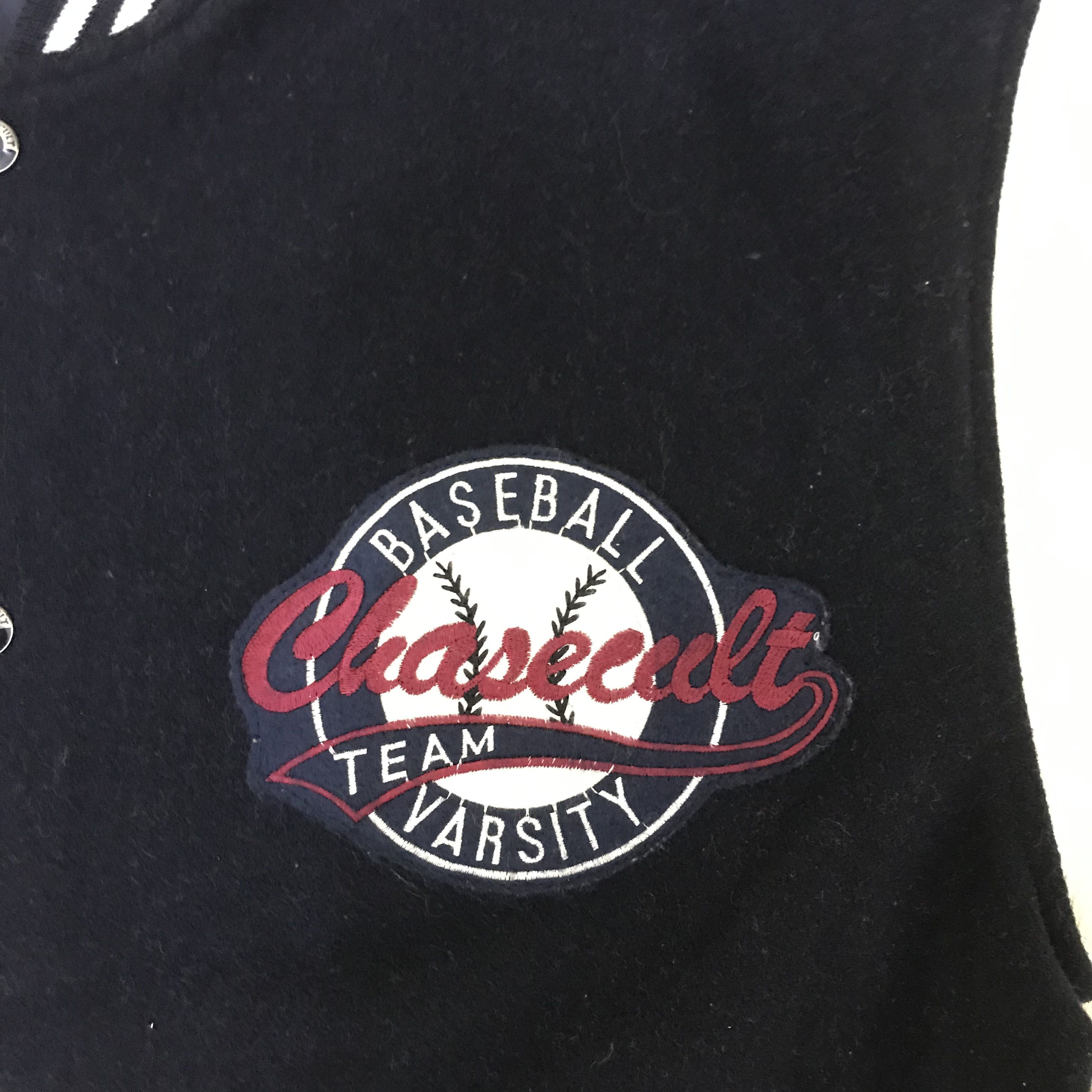 Vintage Z196 VTG BASEBALL CHASECULT VARSITY JACKET Size US L / EU 52-54 / 3 - 6 Thumbnail