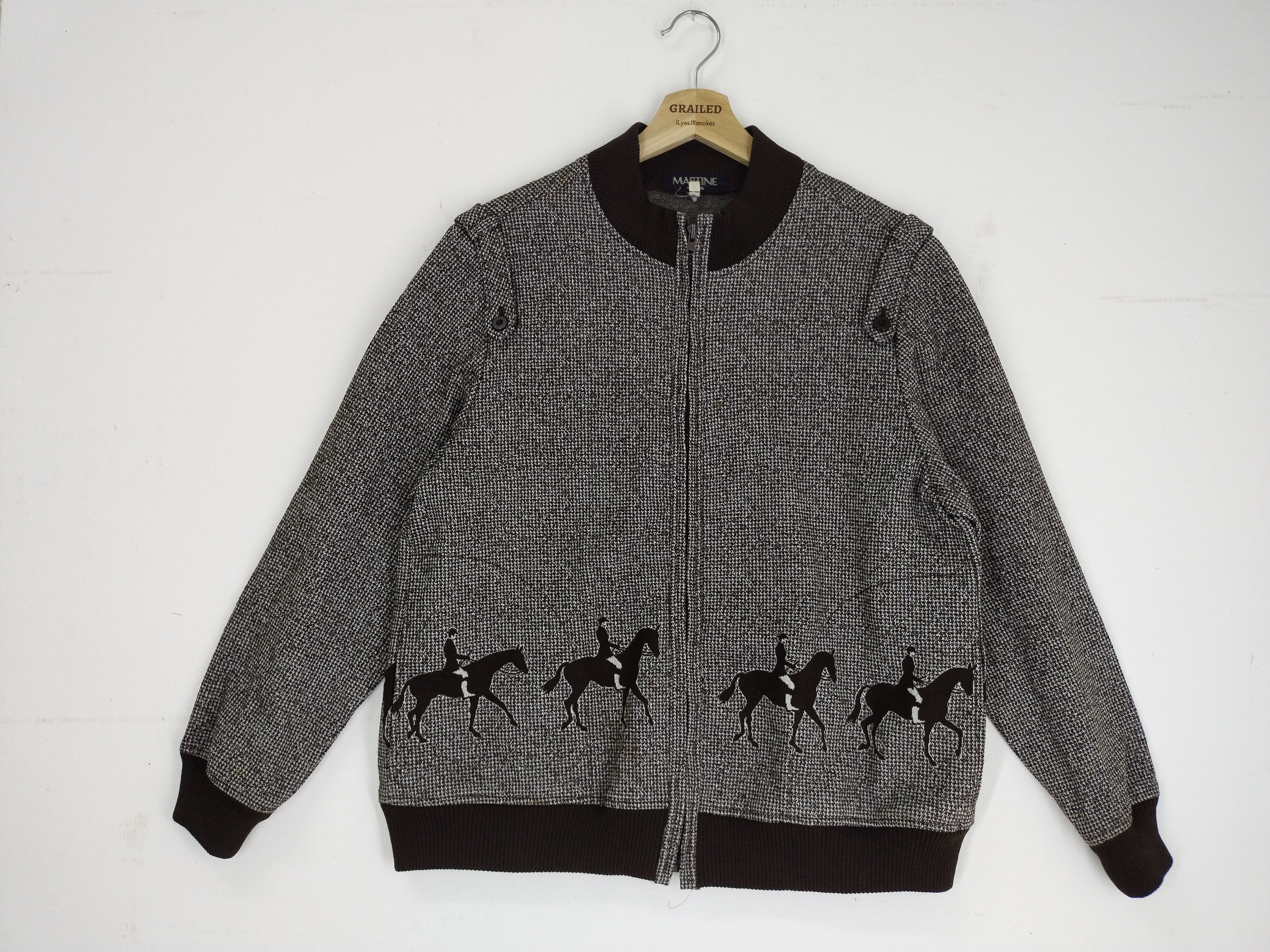 If Six Was Nine × Japanese Brand × Vintage Vintage Print Horse Nice Jacket Size US M / EU 48-50 / 2 - 1 Thumbnail