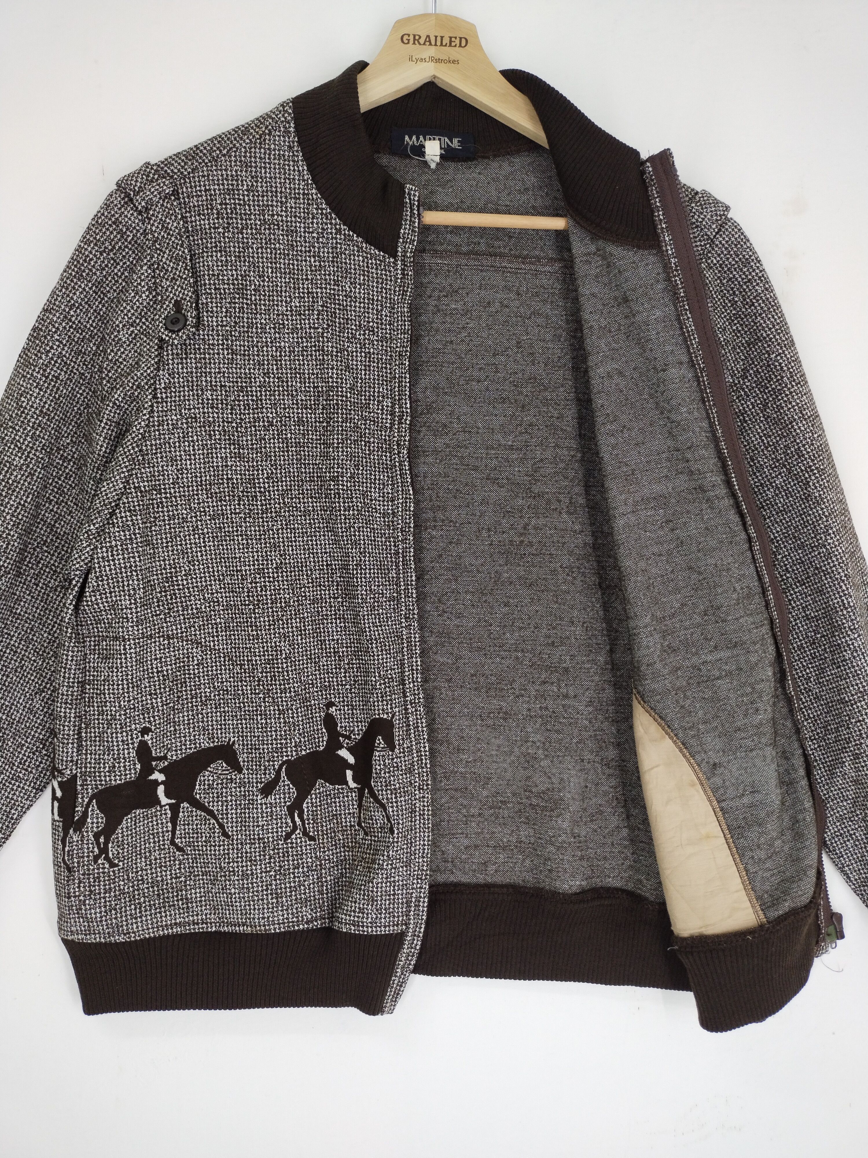 If Six Was Nine × Japanese Brand × Vintage Vintage Print Horse Nice Jacket Size US M / EU 48-50 / 2 - 12 Thumbnail