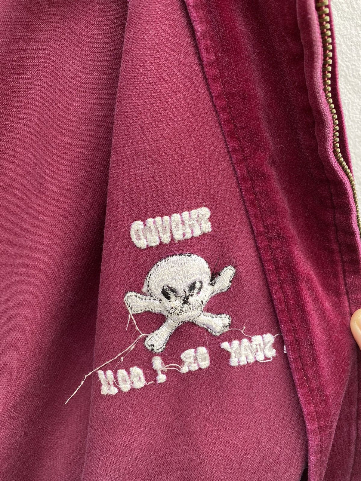 Vintage Vintage OG Late 80’s SUPER LOVERS Skull Velvet Jacket Size US M / EU 48-50 / 2 - 16 Thumbnail