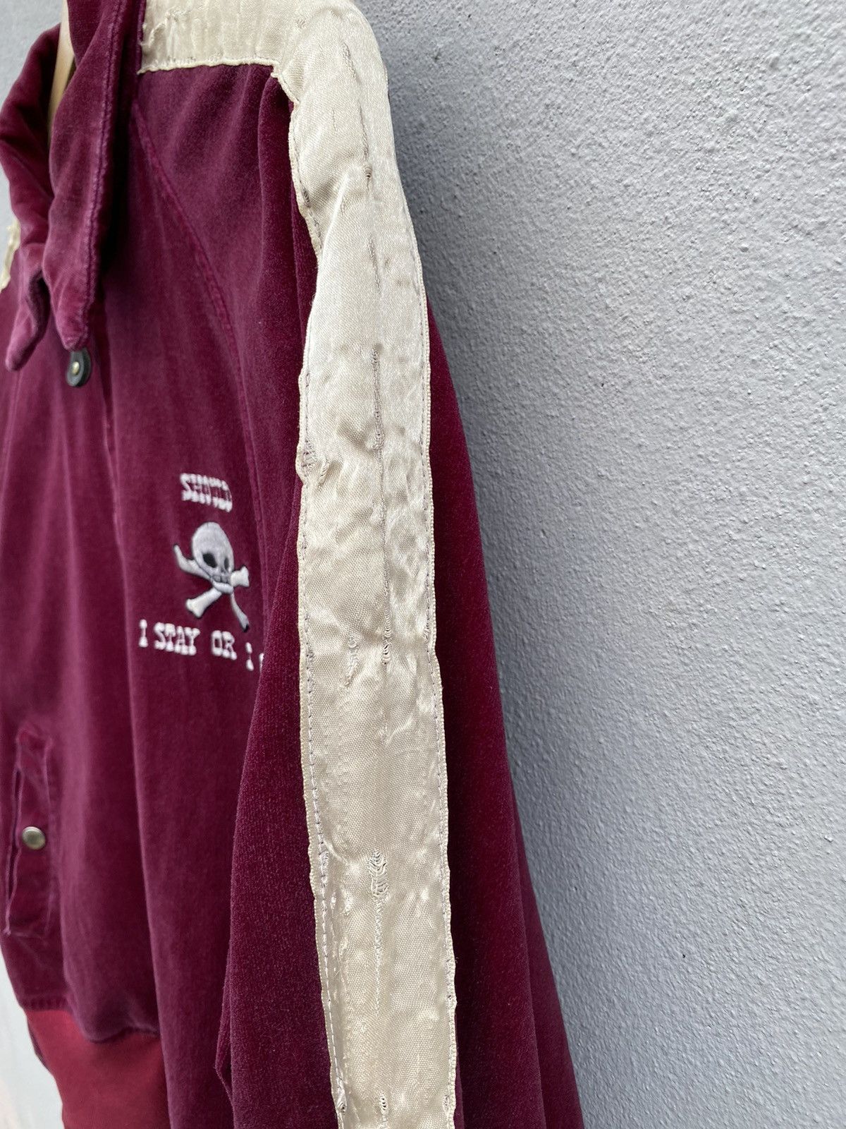 Vintage Vintage OG Late 80’s SUPER LOVERS Skull Velvet Jacket Size US M / EU 48-50 / 2 - 7 Thumbnail