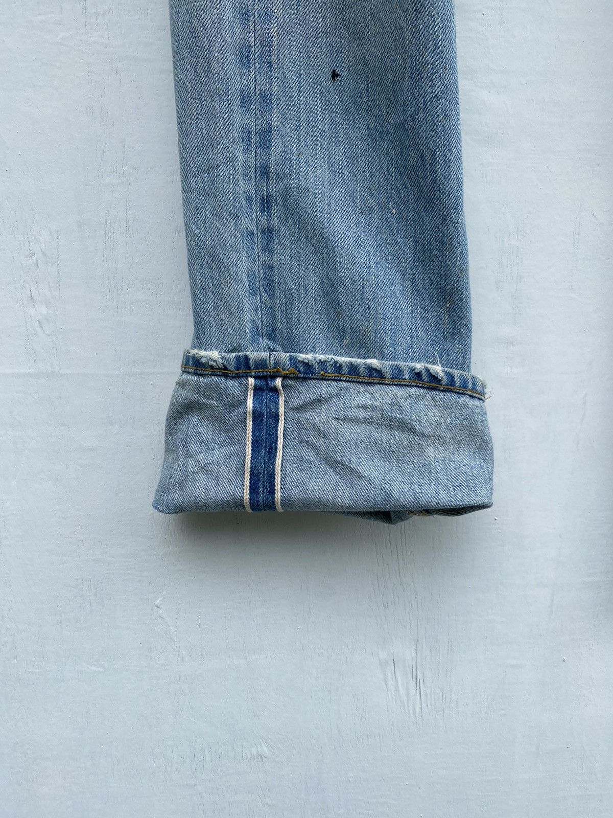 Japanese Brand JAPAN BRAND DISTRESS GEMSTONE SELVEDGE Size US 33 - 5 Thumbnail