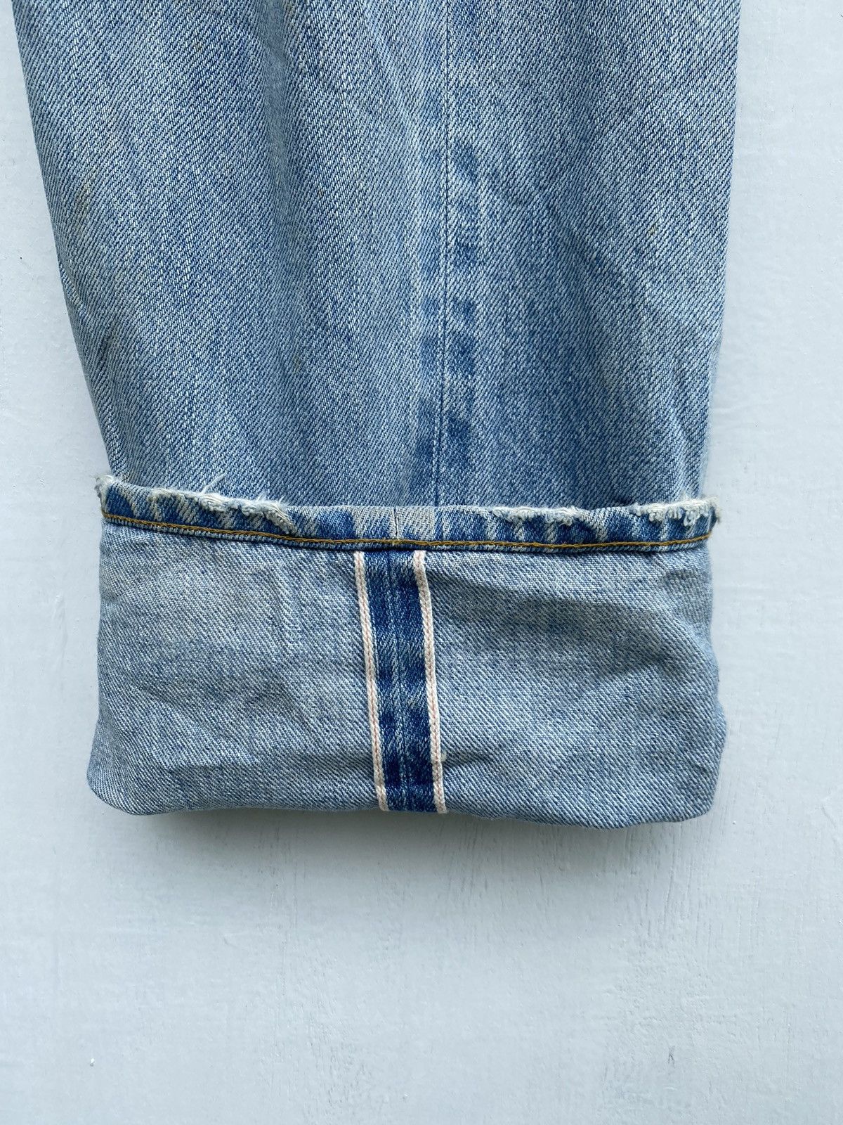 Japanese Brand JAPAN BRAND DISTRESS GEMSTONE SELVEDGE Size US 33 - 6 Thumbnail