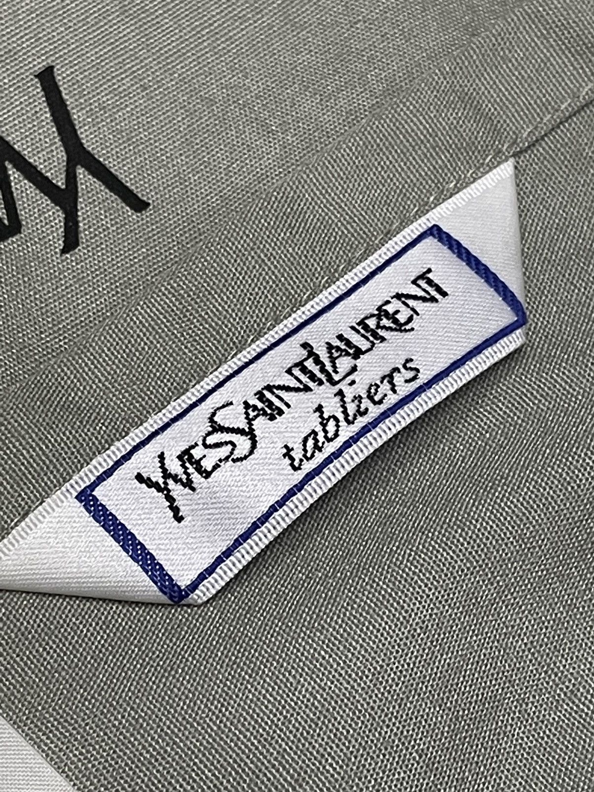 Vintage 🔥VERY RARE! 90’s YvesSaintLaurent Tabliers YSL Apron Size ONE SIZE - 8 Thumbnail