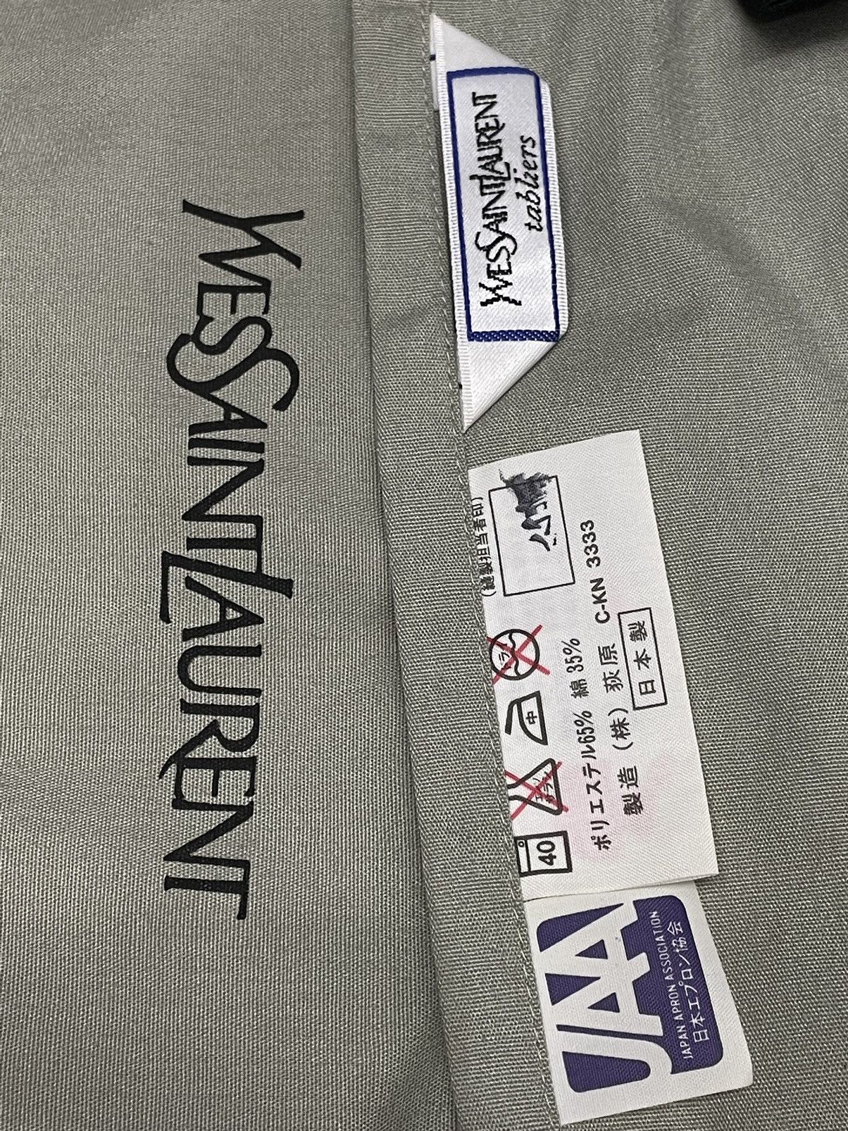 Vintage 🔥VERY RARE! 90’s YvesSaintLaurent Tabliers YSL Apron Size ONE SIZE - 7 Thumbnail