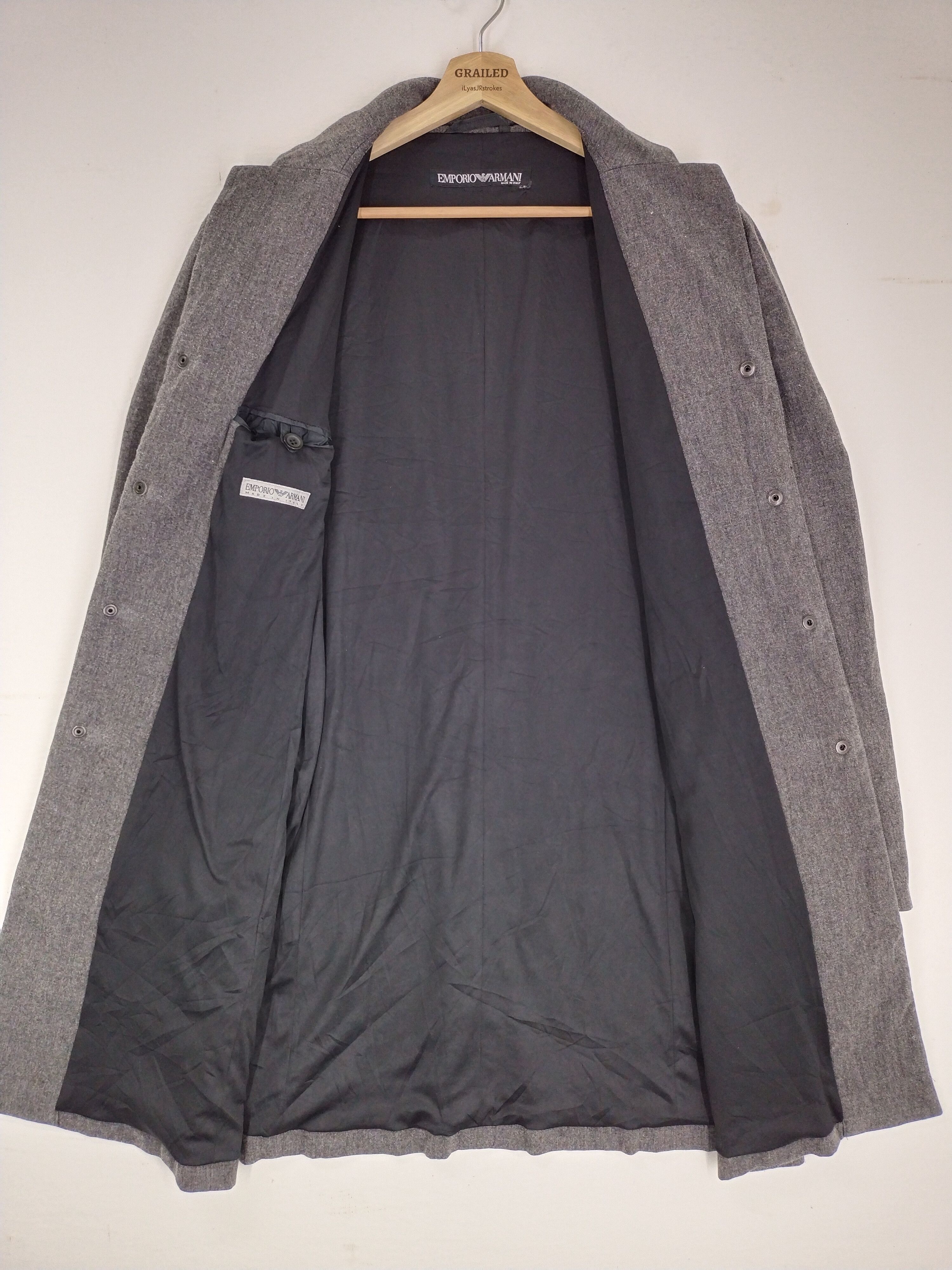 Emporio Armani Emporio Armani Trench Coat Jacket Size US M / EU 48-50 / 2 - 13 Thumbnail