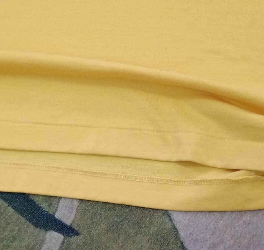 Converse × Vintage Vintage 90s Converse Yellow T-shirt Size US L / EU 52-54 / 3 - 15 Thumbnail