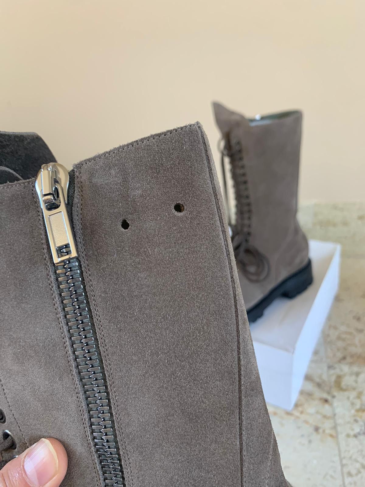 Rick Owens Good Year Flex Boots in Dark Dust Size US 12 / EU 45 - 12 Thumbnail
