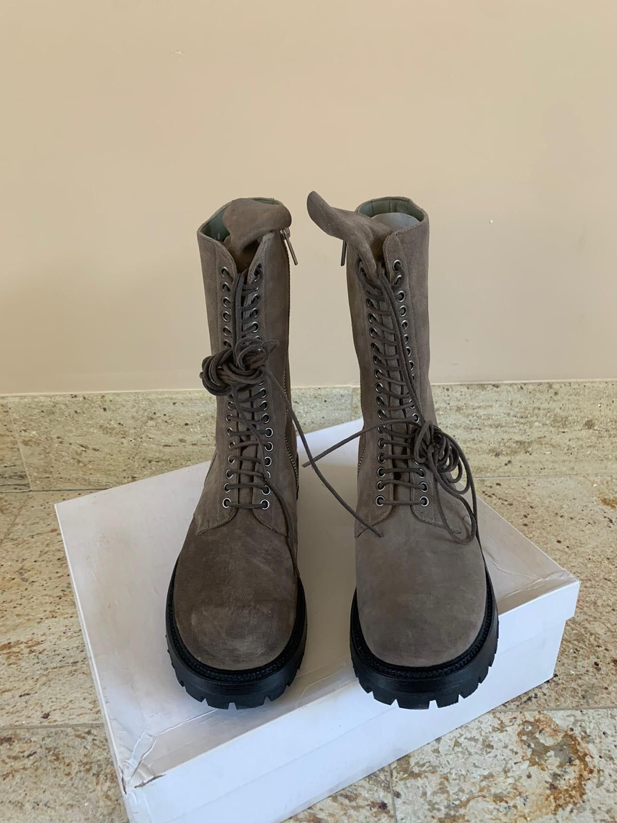 Rick Owens Good Year Flex Boots in Dark Dust Size US 12 / EU 45 - 10 Thumbnail