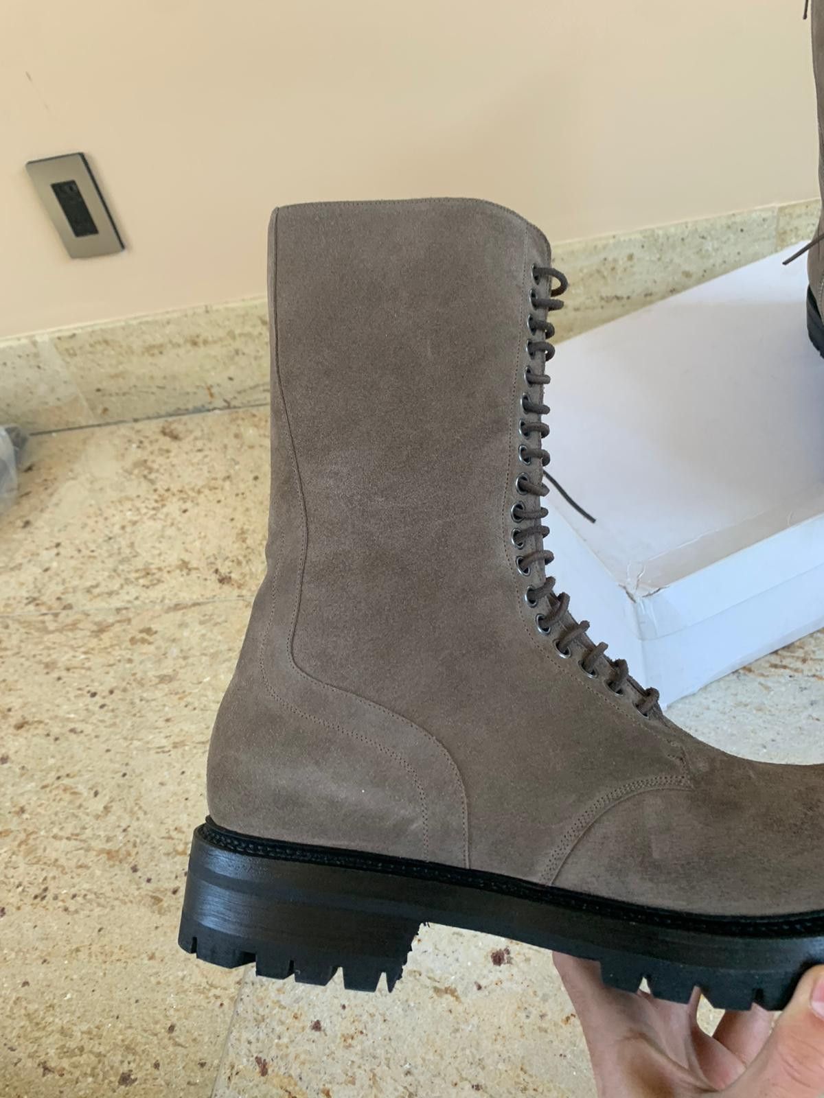 Rick Owens Good Year Flex Boots in Dark Dust Size US 12 / EU 45 - 8 Thumbnail