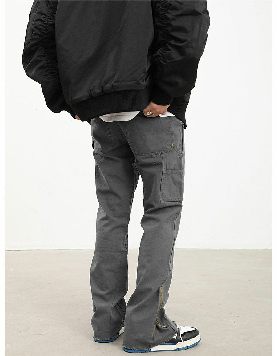 vibe cleanfit flared carpenter pants