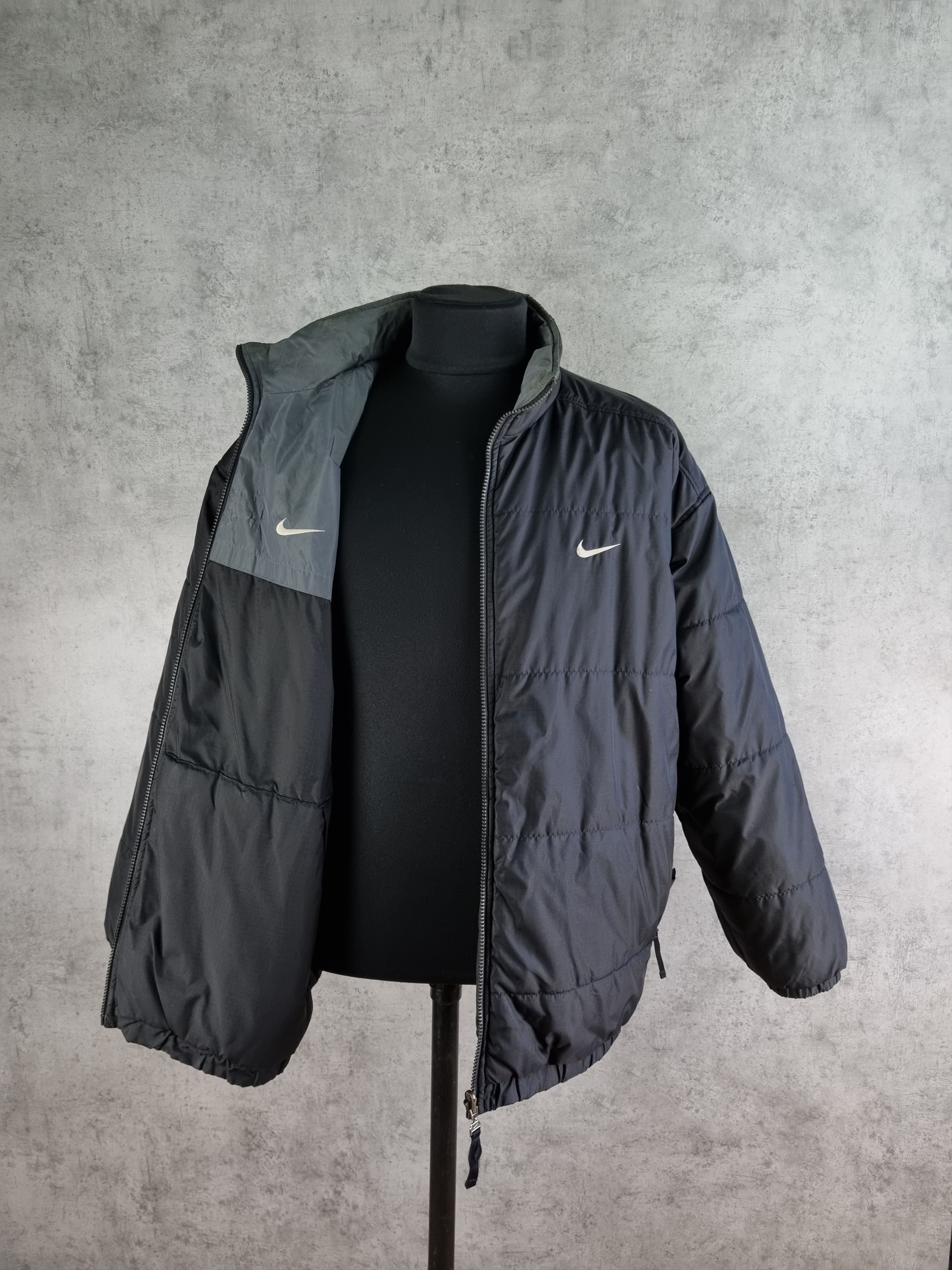 Nike × Vintage 90s Nike 2 Side Nylon Outdoor Very Rare Jacket Size US XL / EU 56 / 4 - 2 Thumbnail