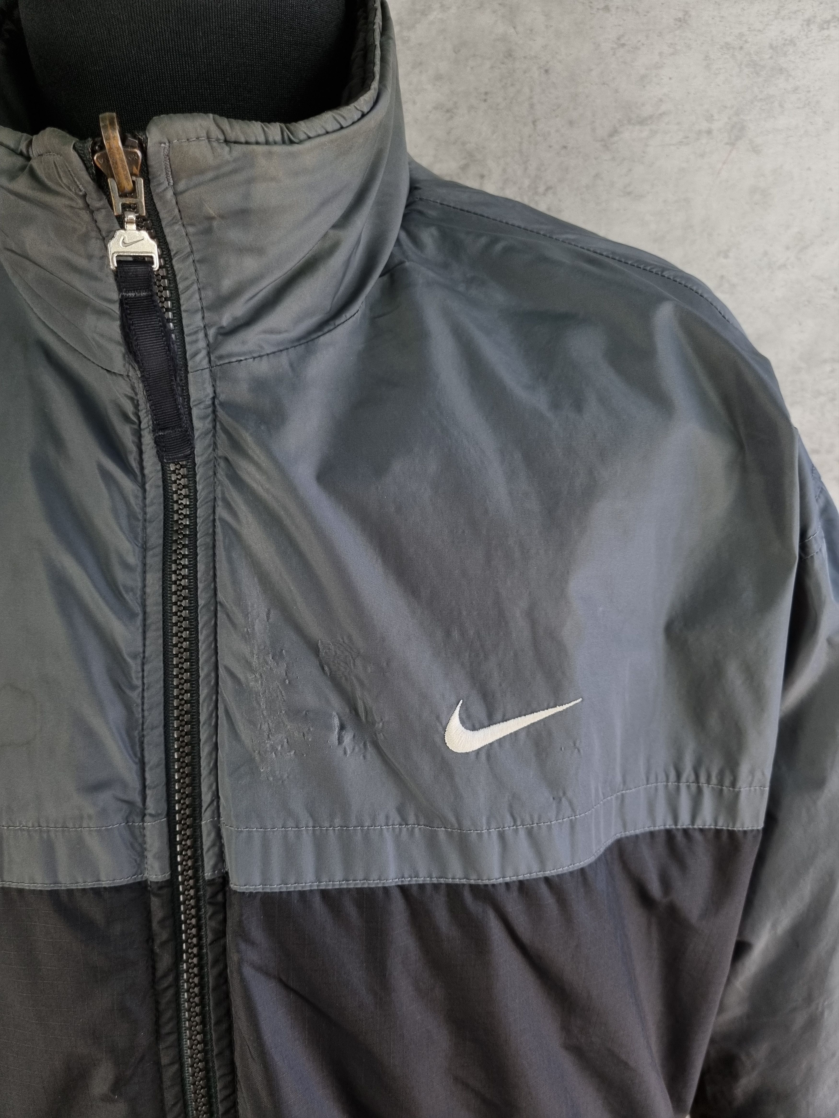 Nike × Vintage 90s Nike 2 Side Nylon Outdoor Very Rare Jacket Size US XL / EU 56 / 4 - 17 Thumbnail