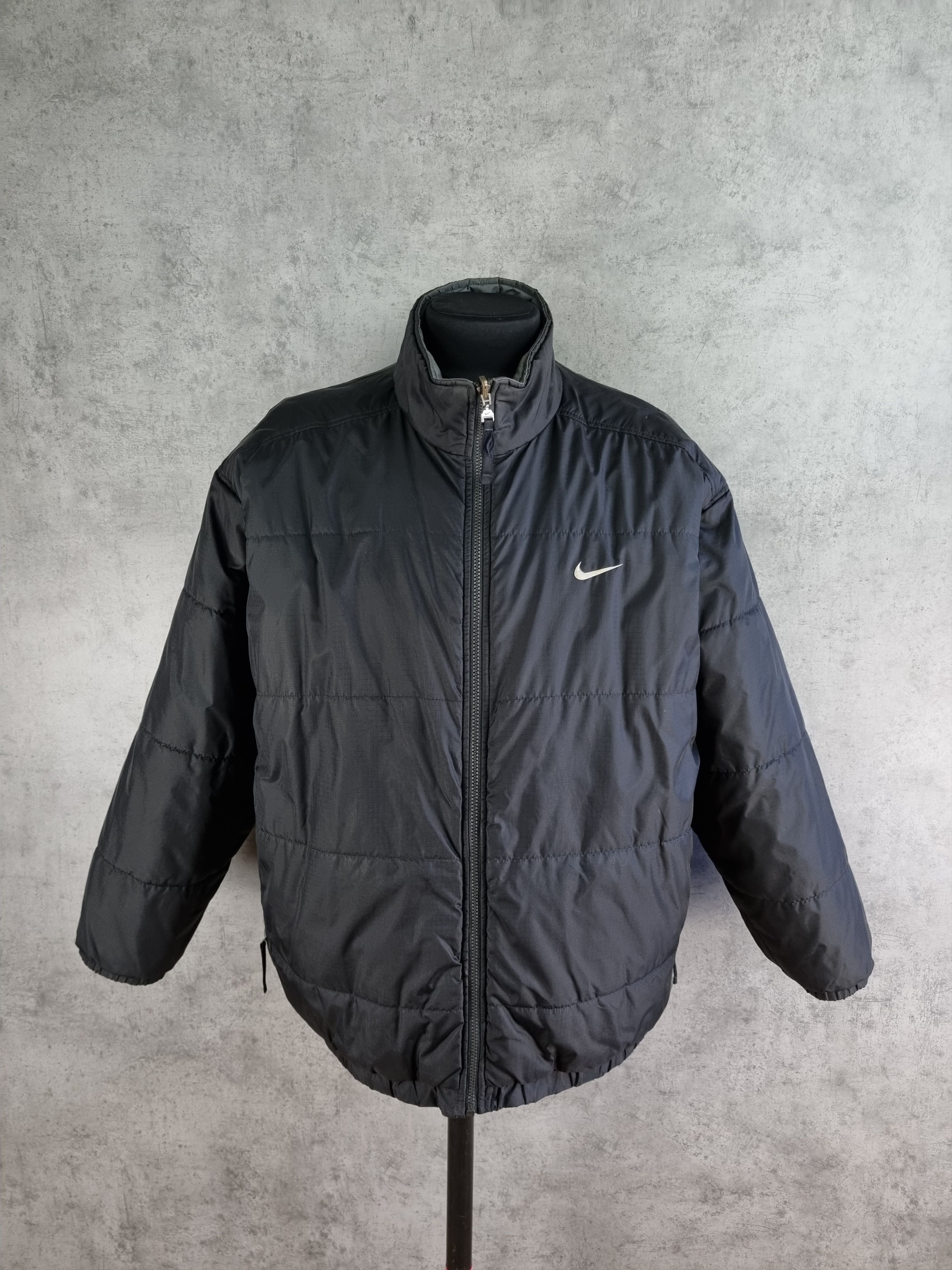 Nike × Vintage 90s Nike 2 Side Nylon Outdoor Very Rare Jacket Size US XL / EU 56 / 4 - 7 Thumbnail