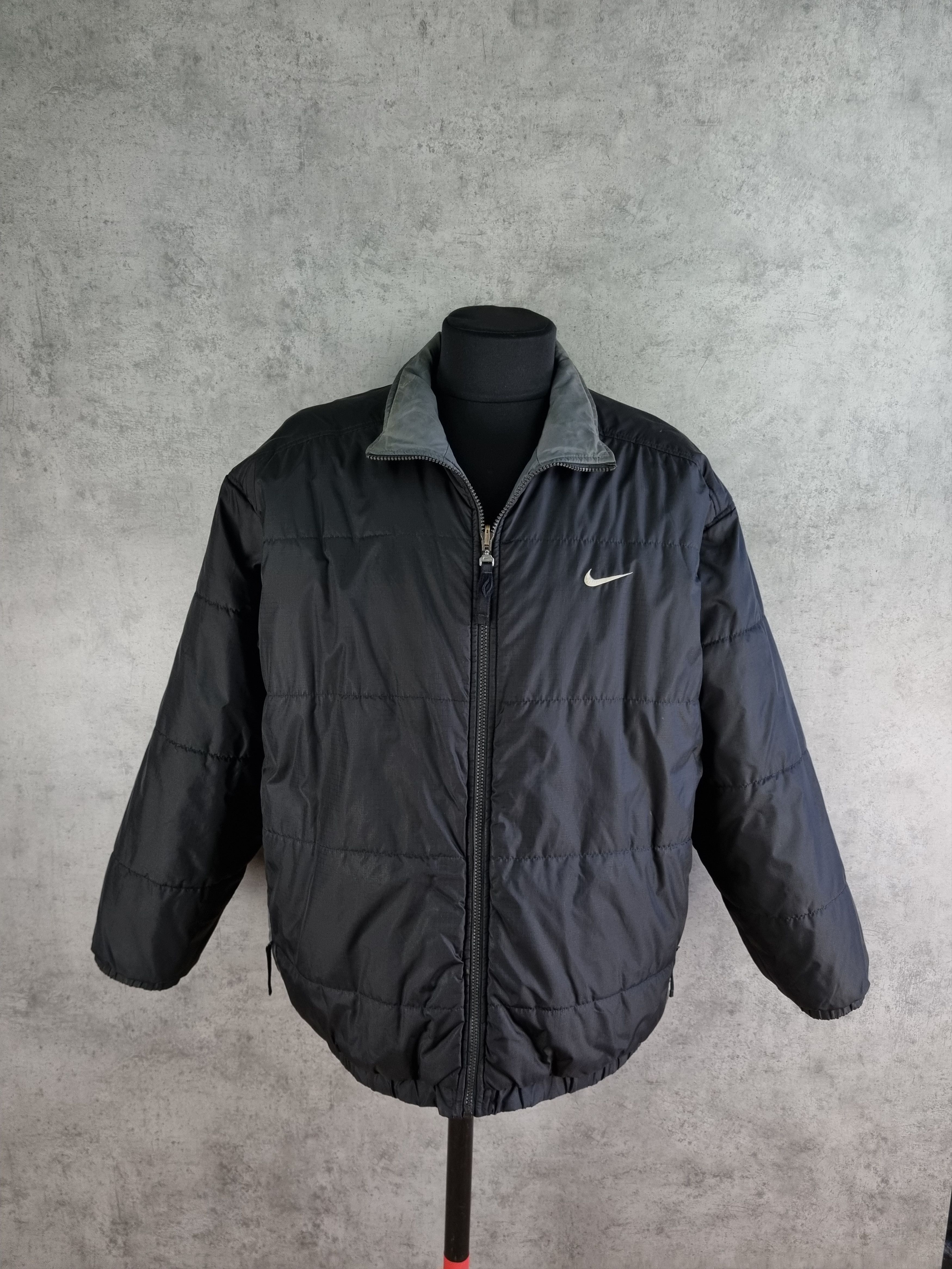Nike × Vintage 90s Nike 2 Side Nylon Outdoor Very Rare Jacket Size US XL / EU 56 / 4 - 6 Thumbnail